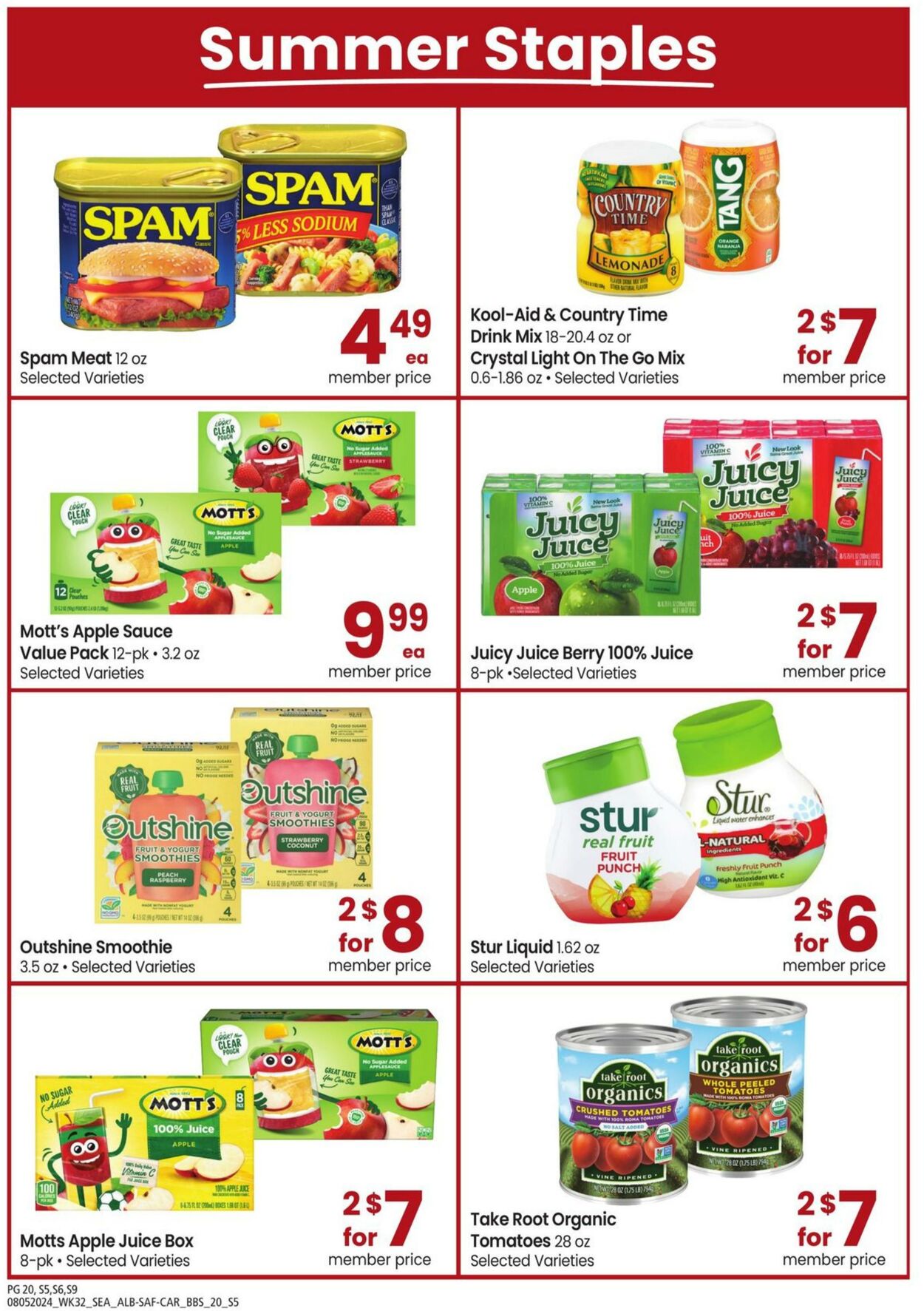 Weekly ad Carrs 08/05/2024 - 09/15/2024