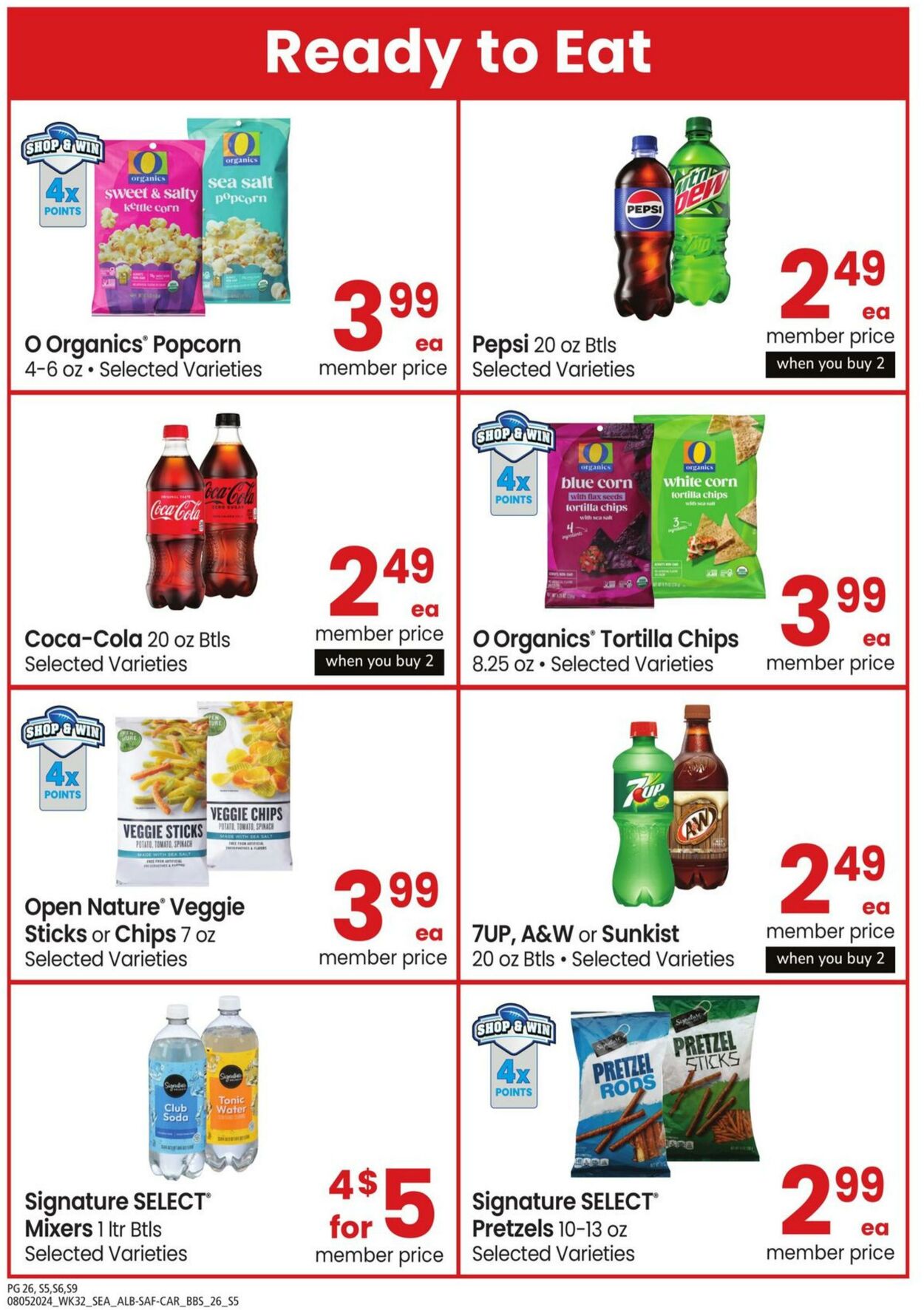 Weekly ad Carrs 08/05/2024 - 09/15/2024