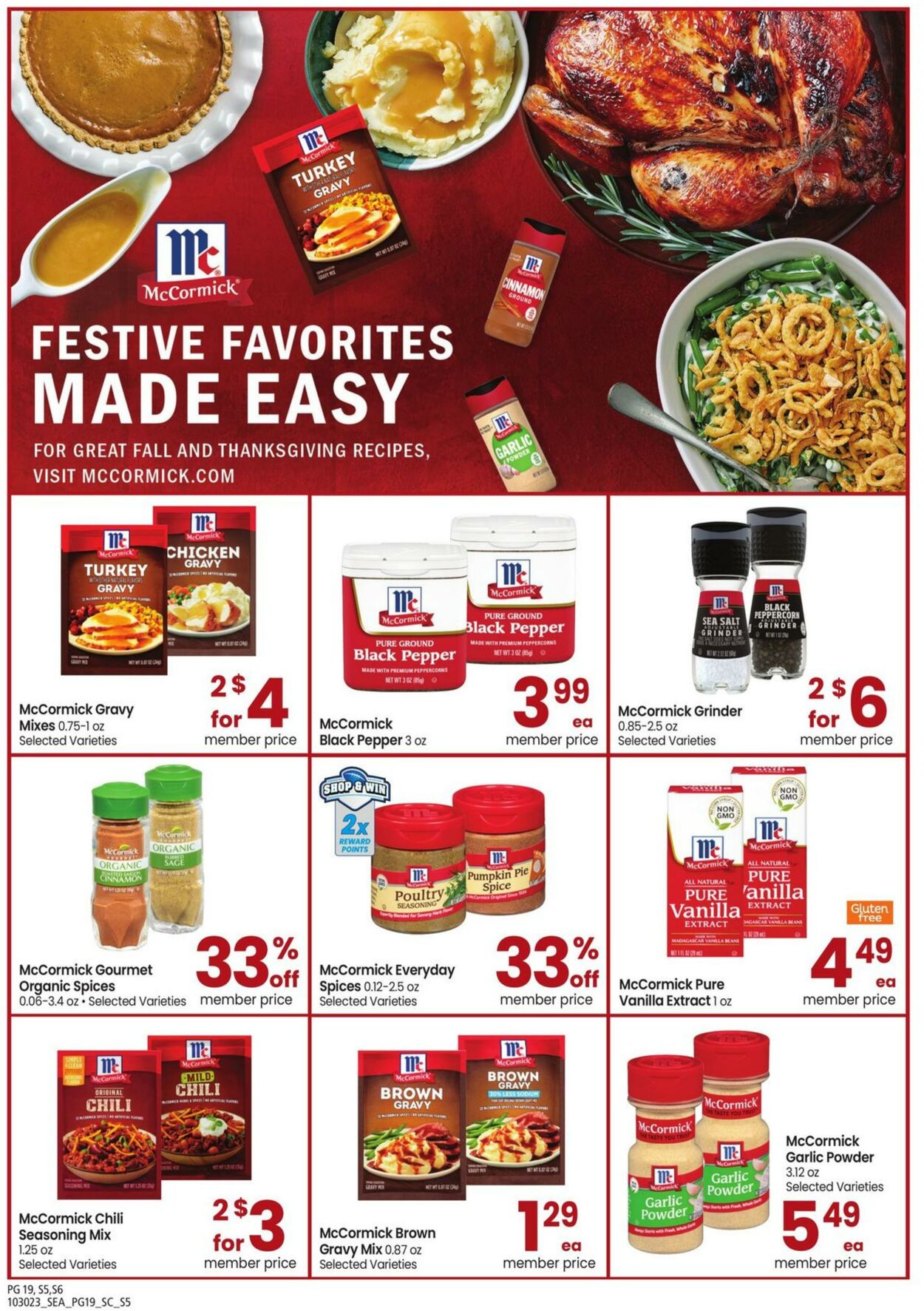 Weekly ad Carrs 10/30/2023 - 11/26/2023