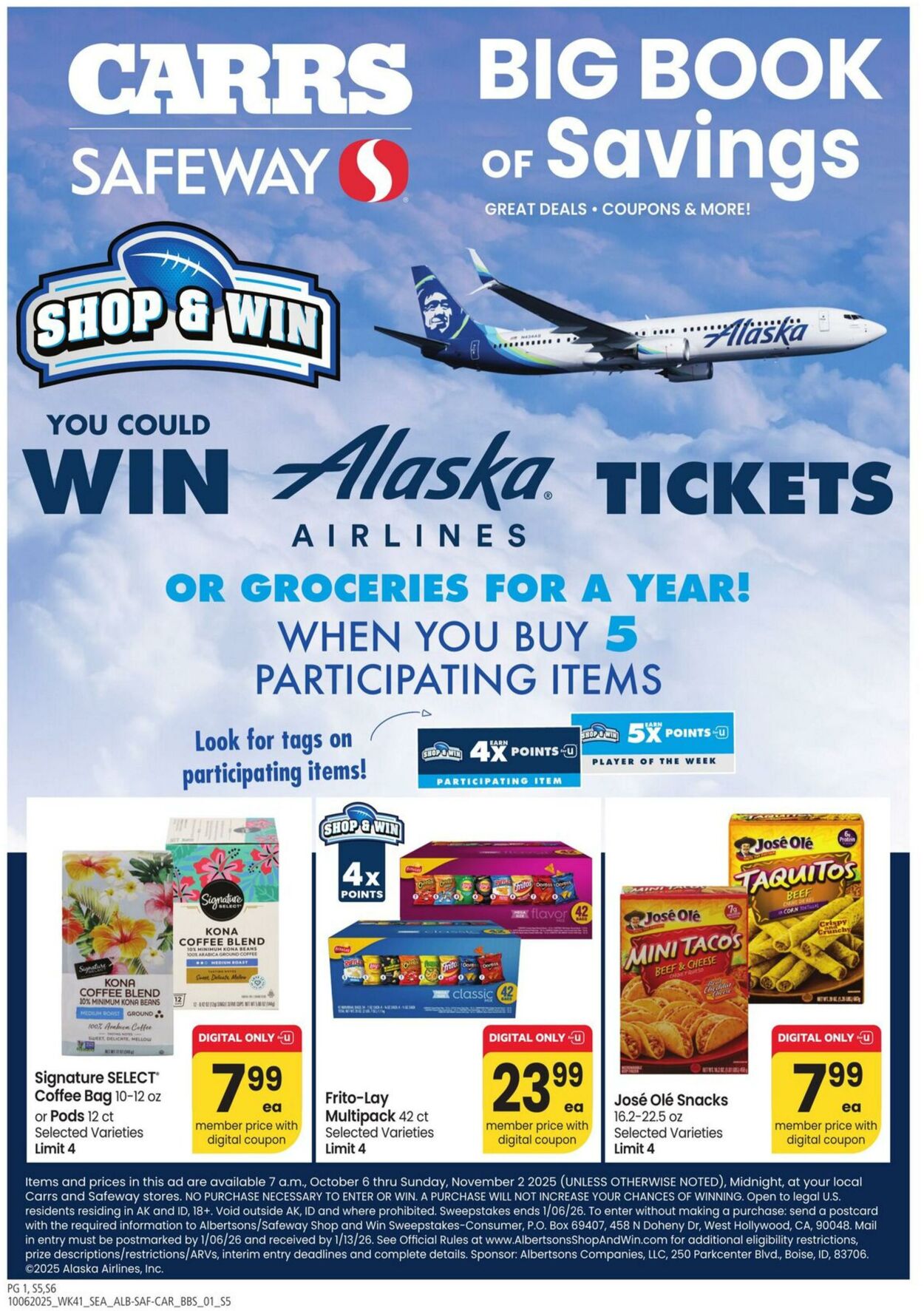 Weekly ad Carrs 10/06/2025 - 11/02/2025