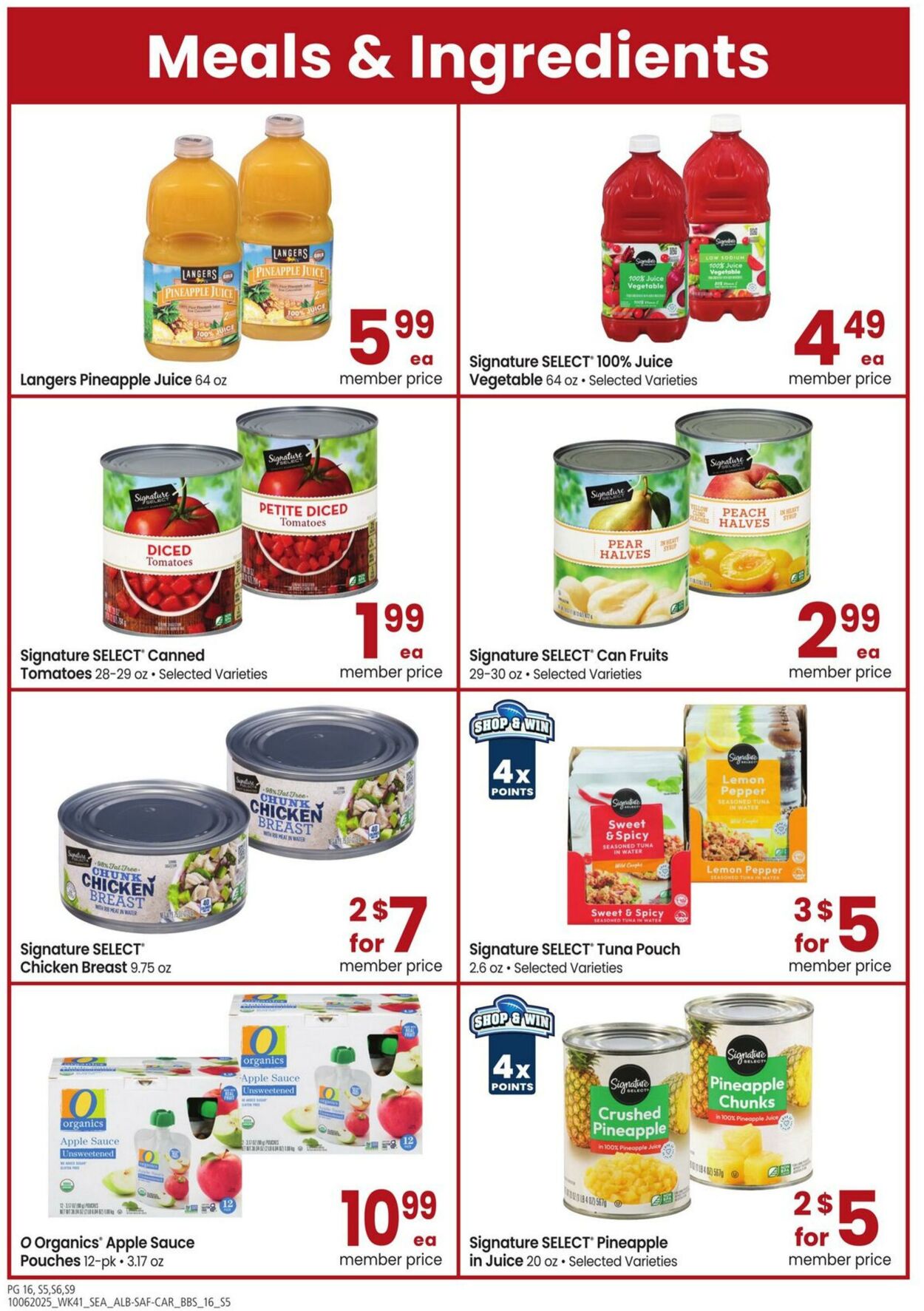 Weekly ad Carrs 10/06/2025 - 11/02/2025