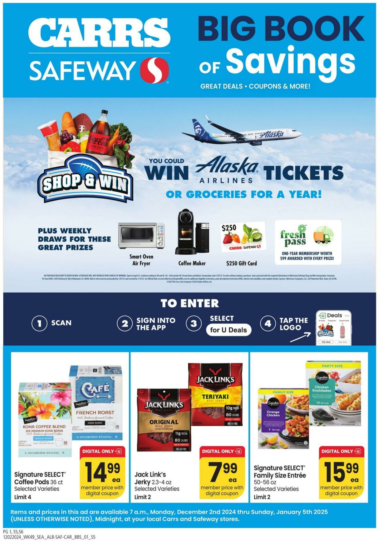 Weekly ad Carrs 12/02/2024 - 01/05/2025