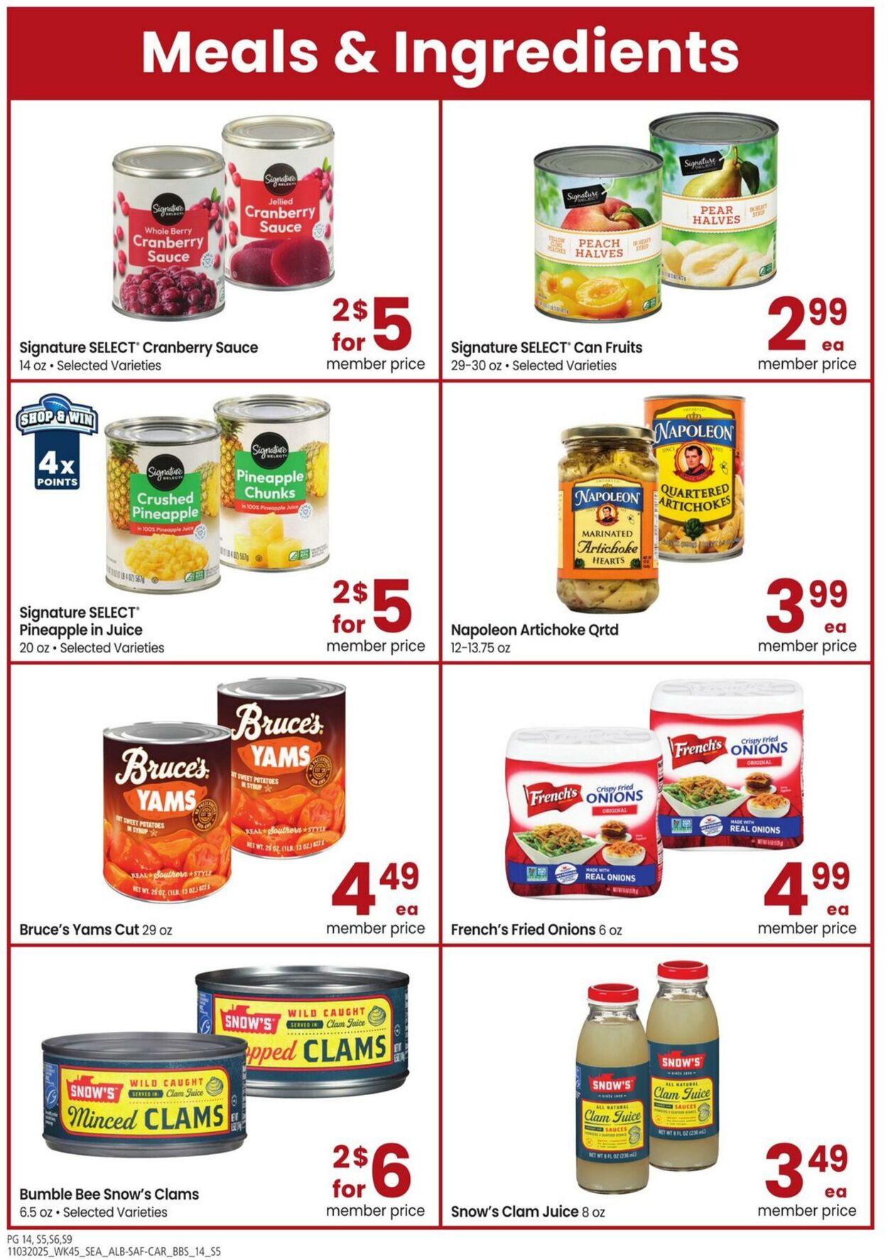 Weekly ad Carrs 11/03/2025 - 11/30/2025