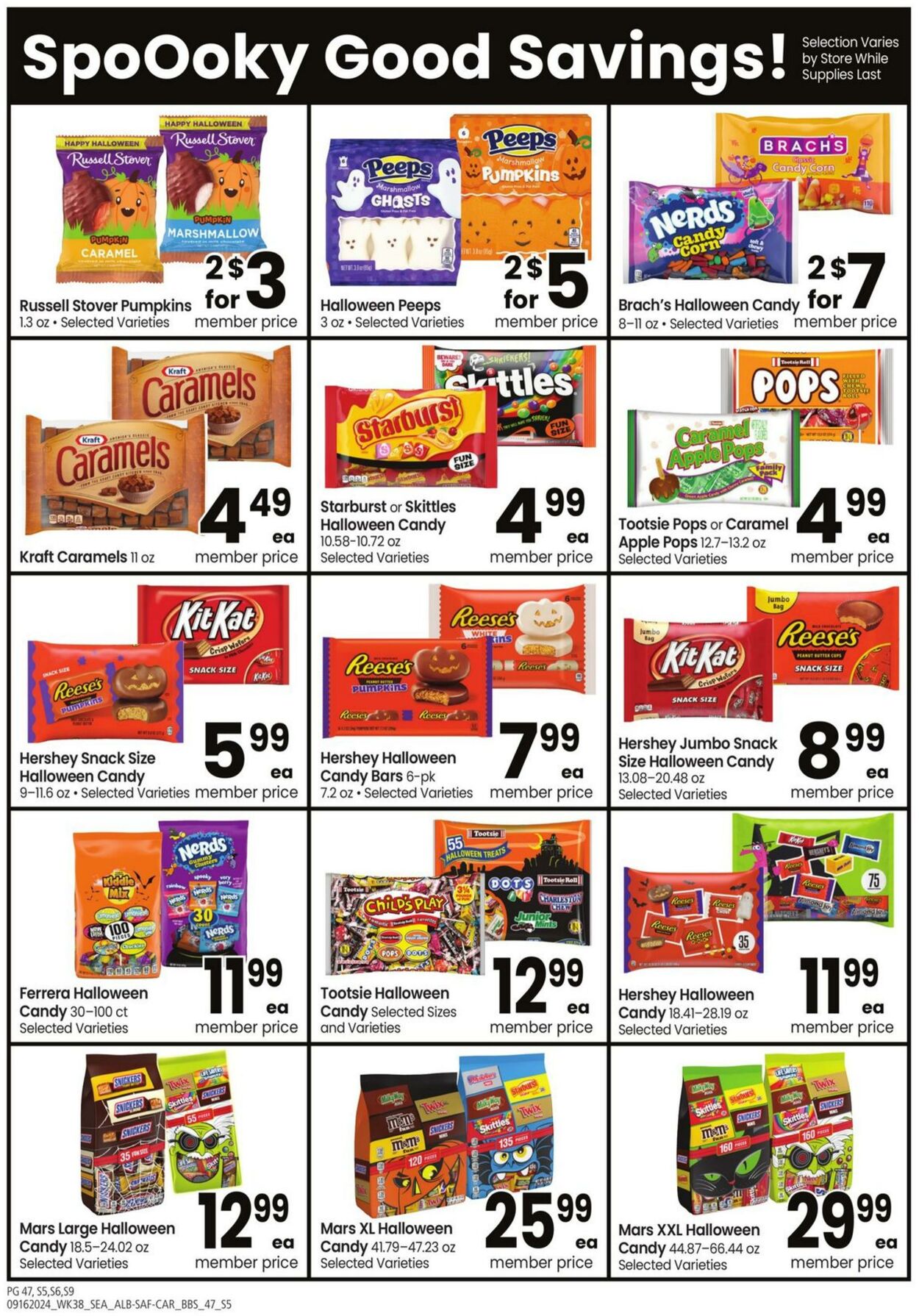 Weekly ad Carrs 09/16/2024 - 10/27/2024