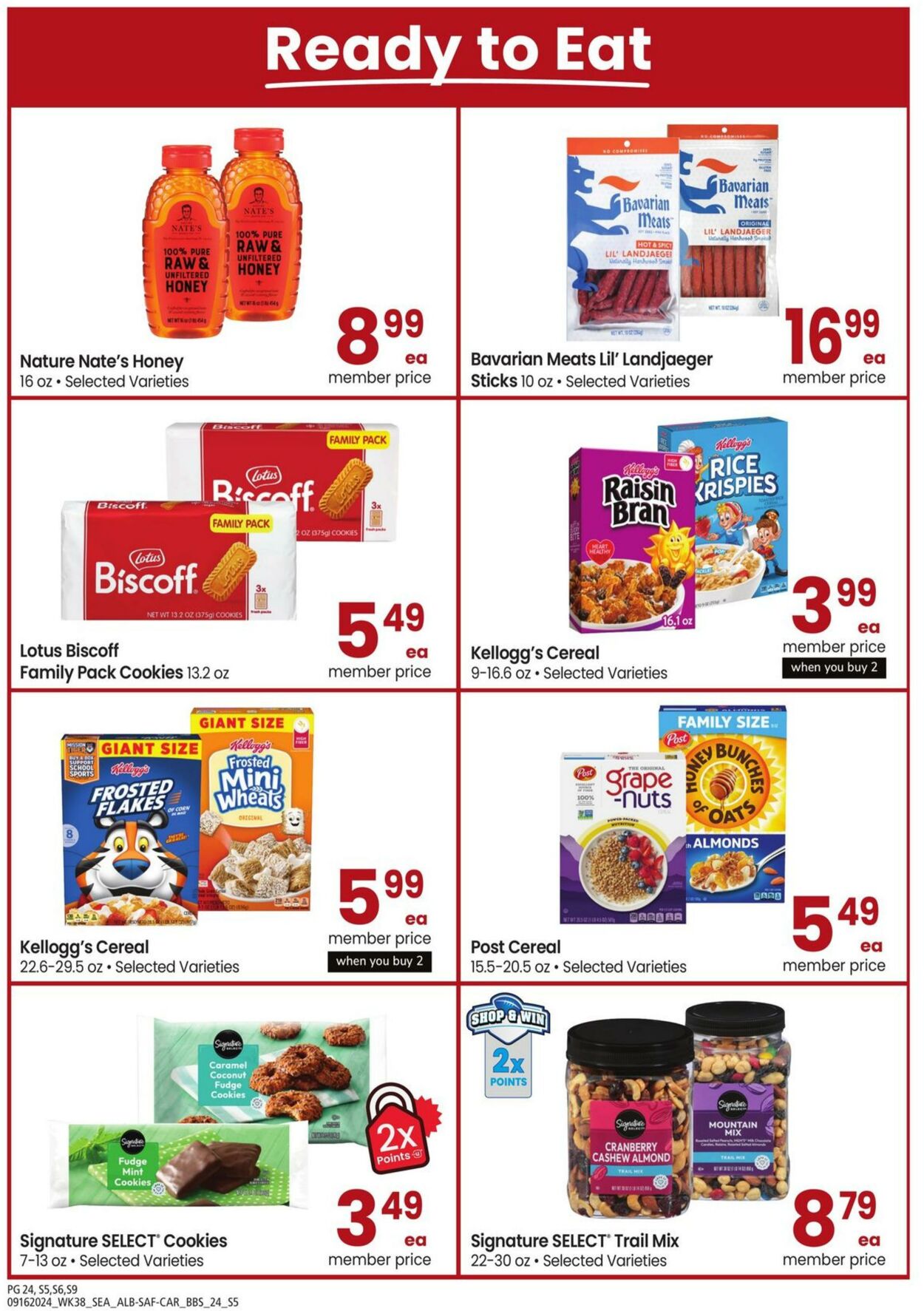 Weekly ad Carrs 09/16/2024 - 10/27/2024