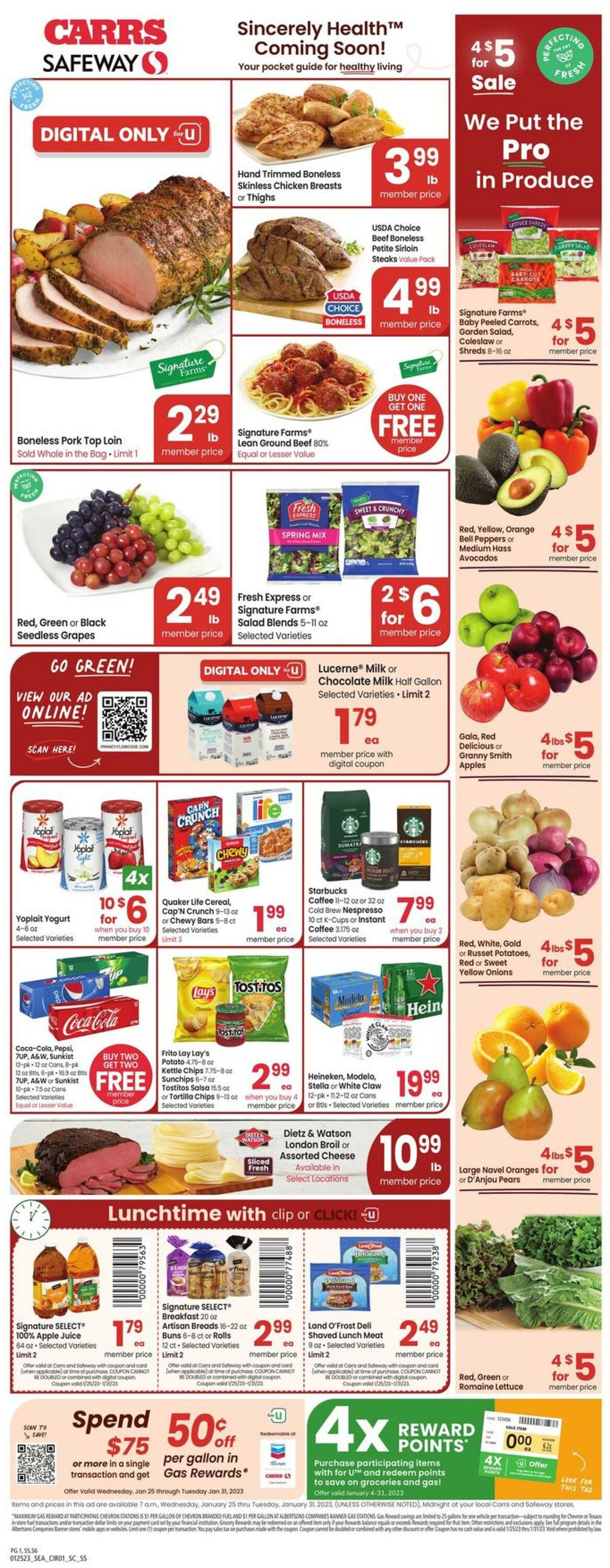 Weekly ad Carrs 01/25/2023 - 01/31/2023