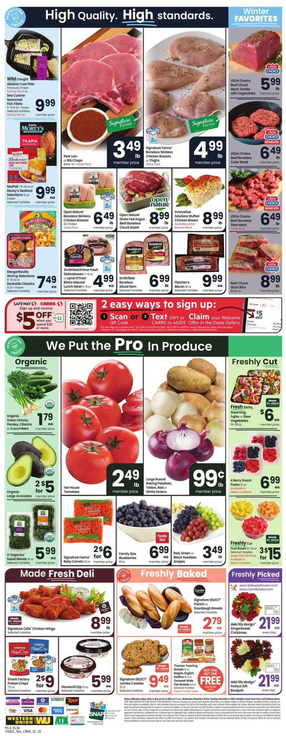 Weekly ad Carrs 11/30/2022 - 12/06/2022