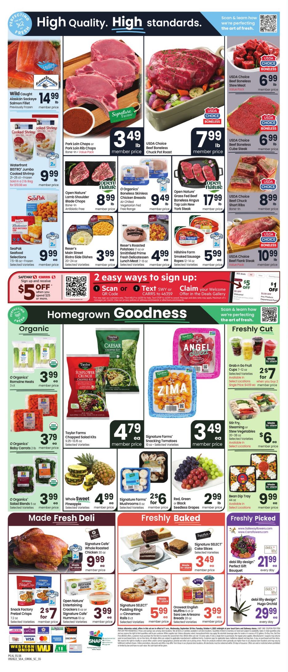 Weekly ad Carrs 09/28/2022 - 10/04/2022
