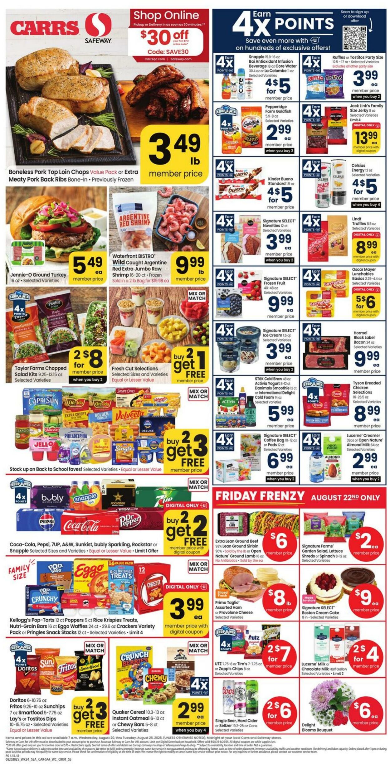 Weekly ad Carrs 08/20/2025 - 08/26/2025
