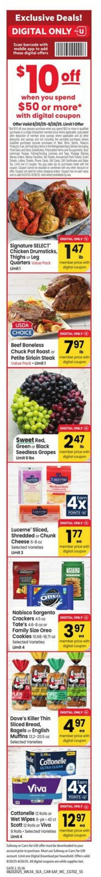 Weekly ad Carrs 08/20/2025 - 08/26/2025