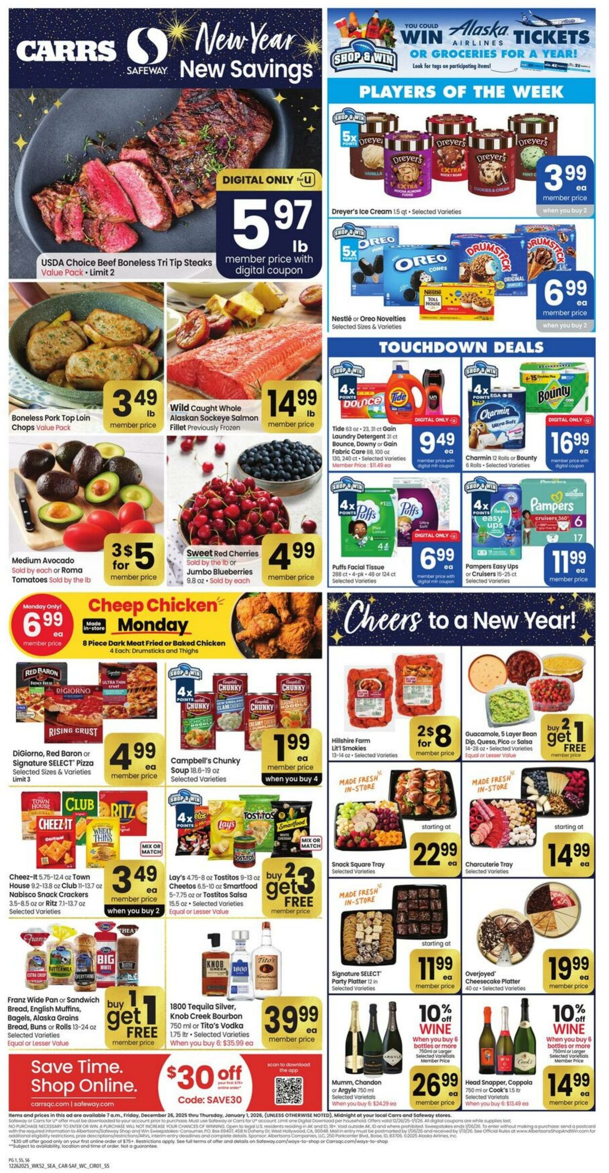Weekly ad Carrs 12/26/2025 - 01/01/2026