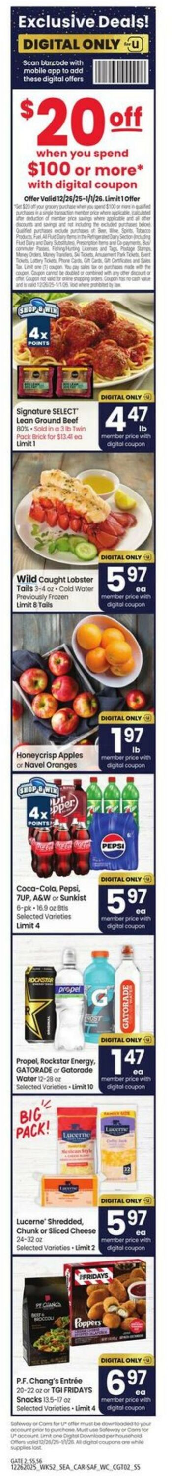 Weekly ad Carrs 12/26/2025 - 01/01/2026