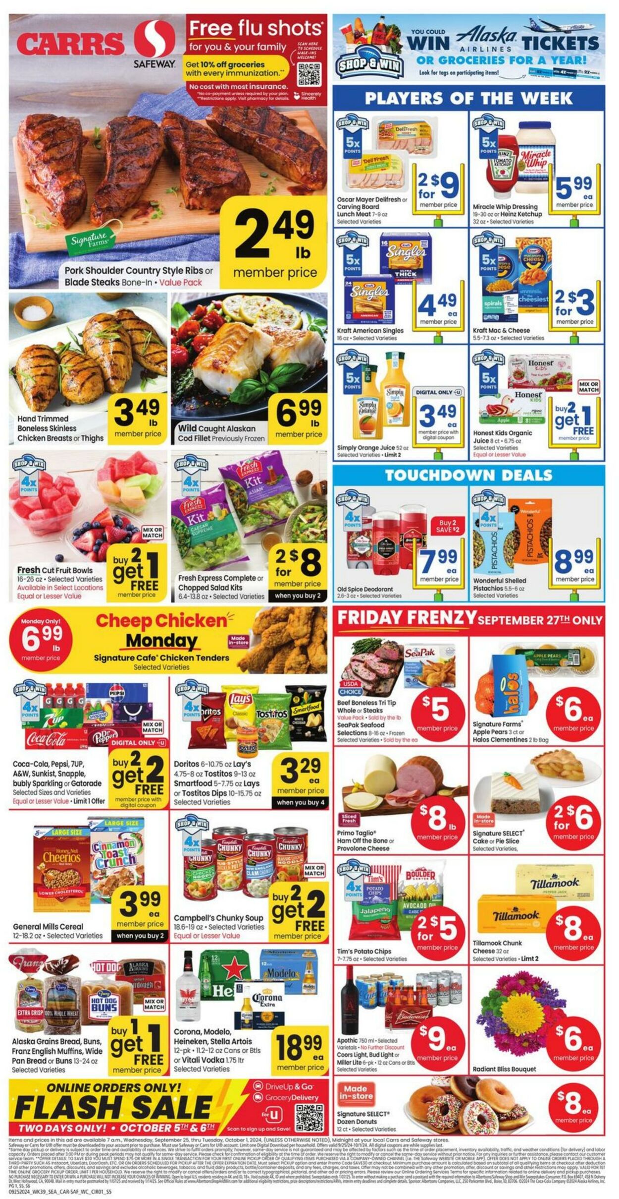 Weekly ad Carrs 09/25/2024 - 10/01/2024