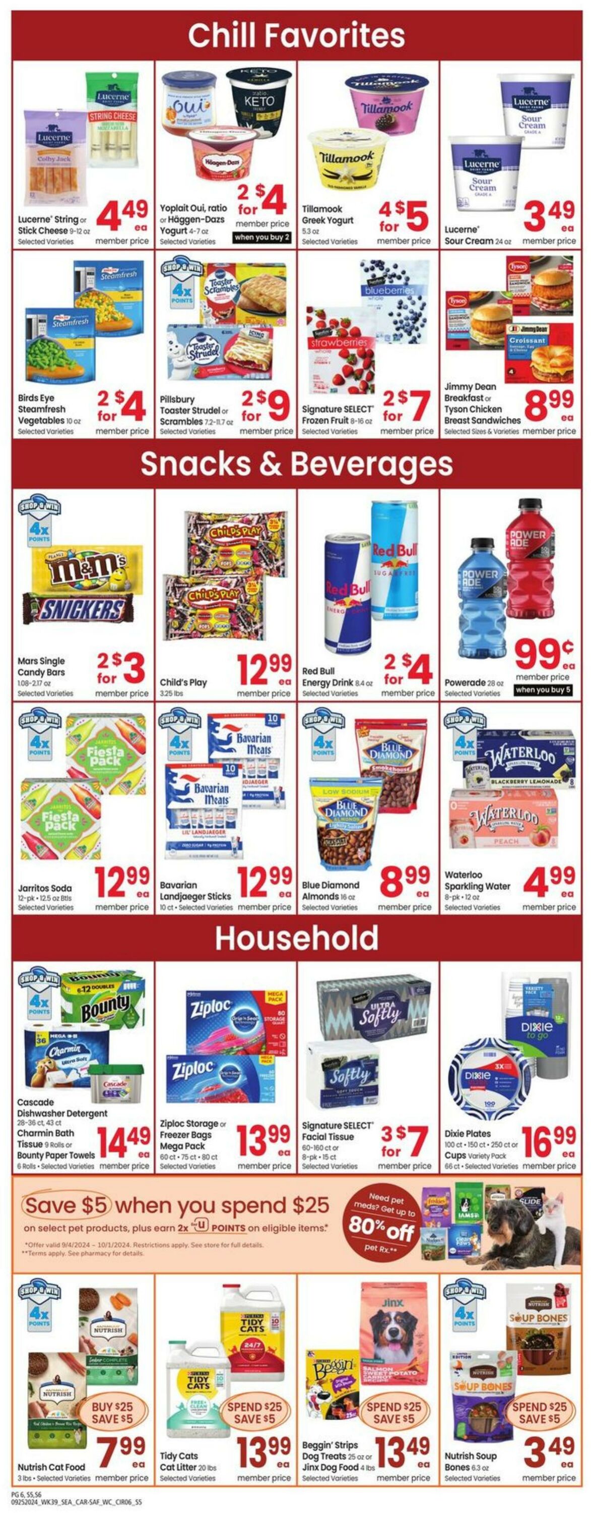 Weekly ad Carrs 09/25/2024 - 10/01/2024