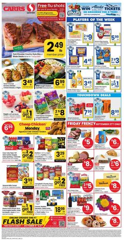 Weekly ad Carrs 10/30/2023 - 11/26/2023