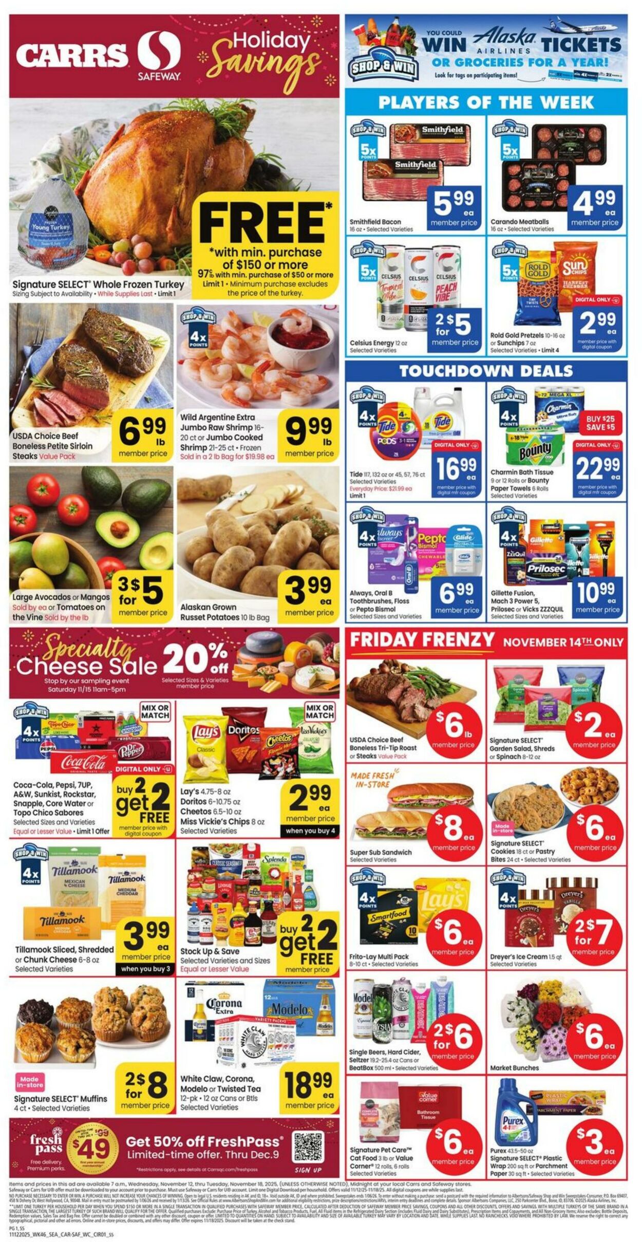 Weekly ad Carrs 11/12/2025 - 11/18/2025