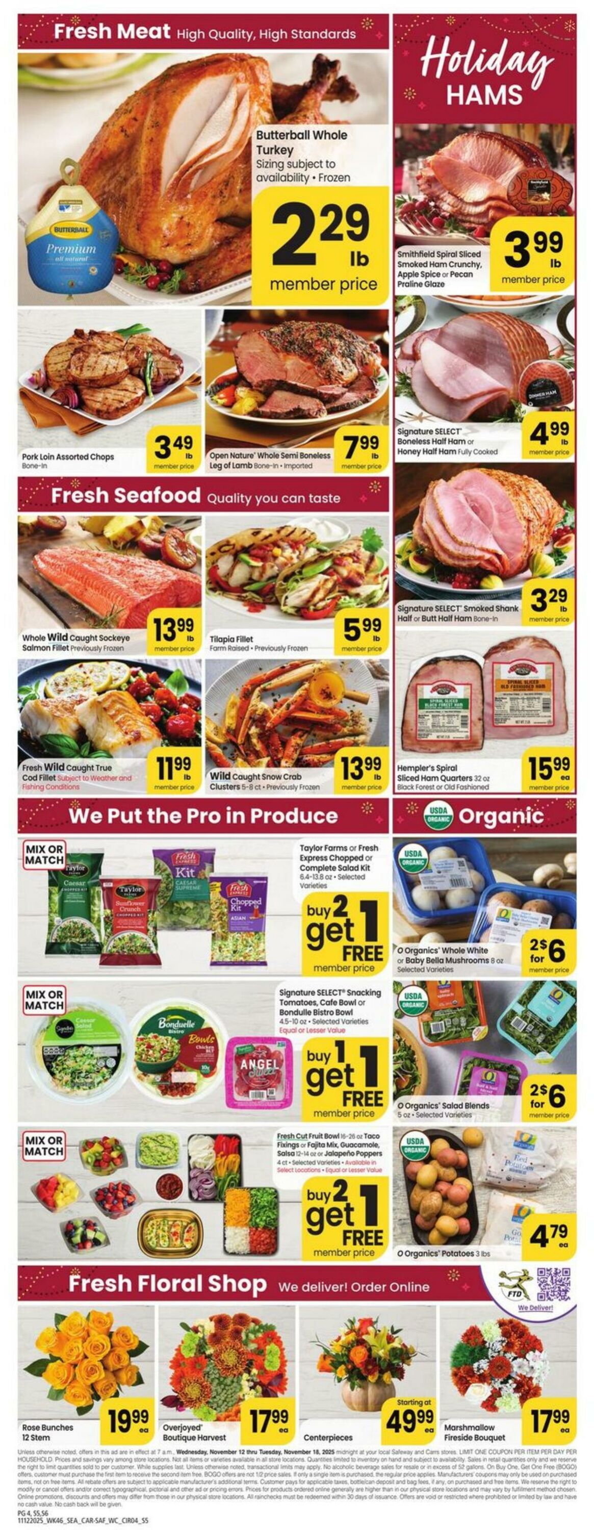 Weekly ad Carrs 11/12/2025 - 11/18/2025