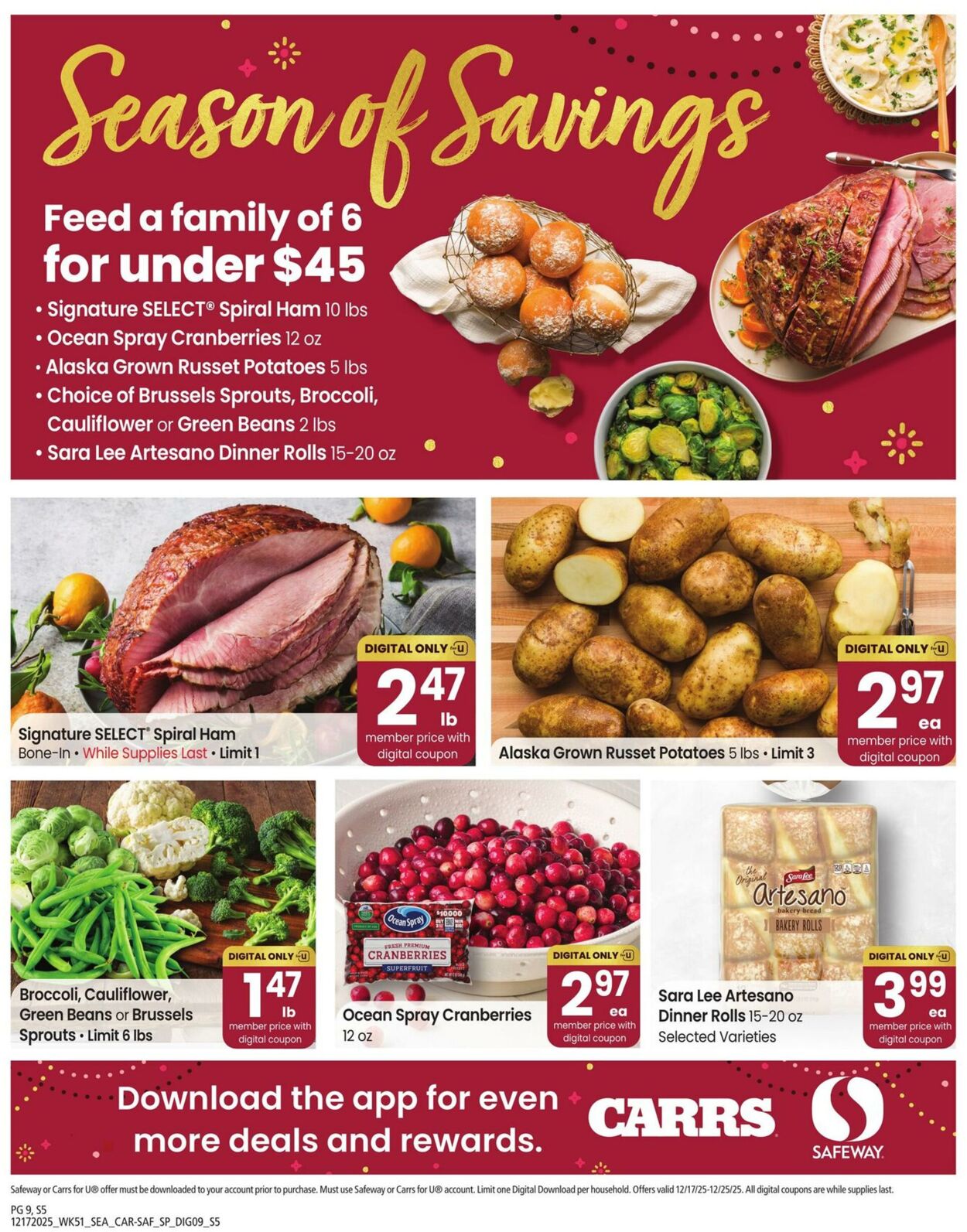 Weekly ad Carrs 12/17/2025 - 12/25/2025