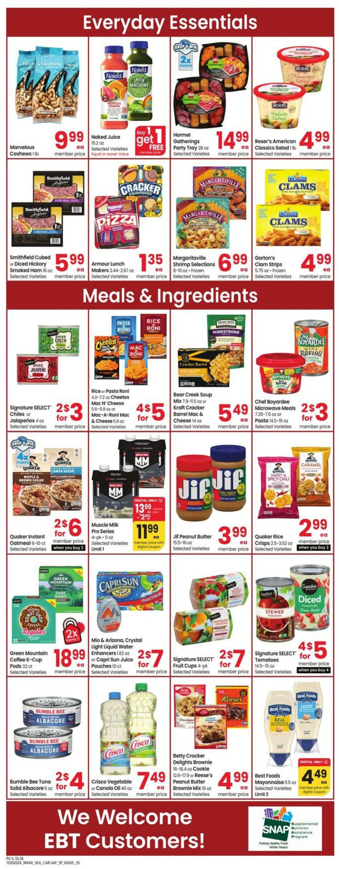 Weekly ad Carrs 10/30/2024 - 11/05/2024