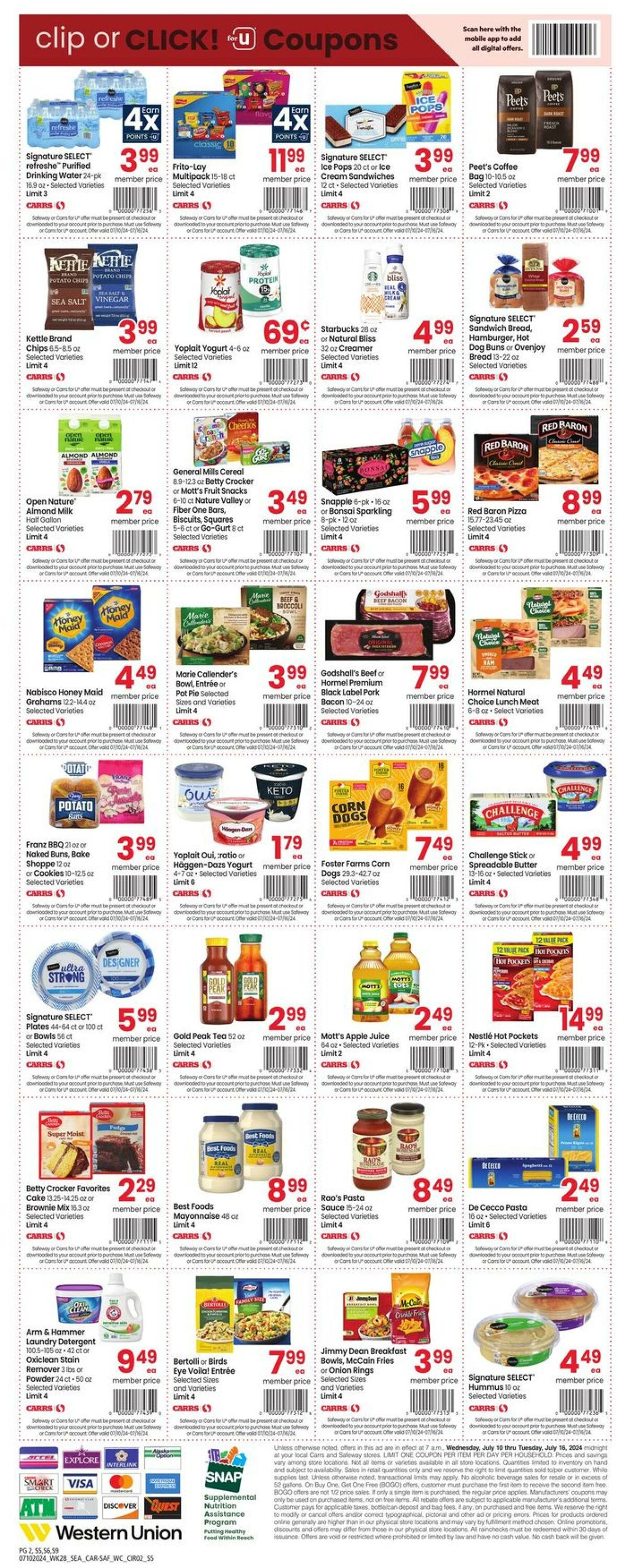 Weekly ad Carrs 07/10/2024 - 07/16/2024