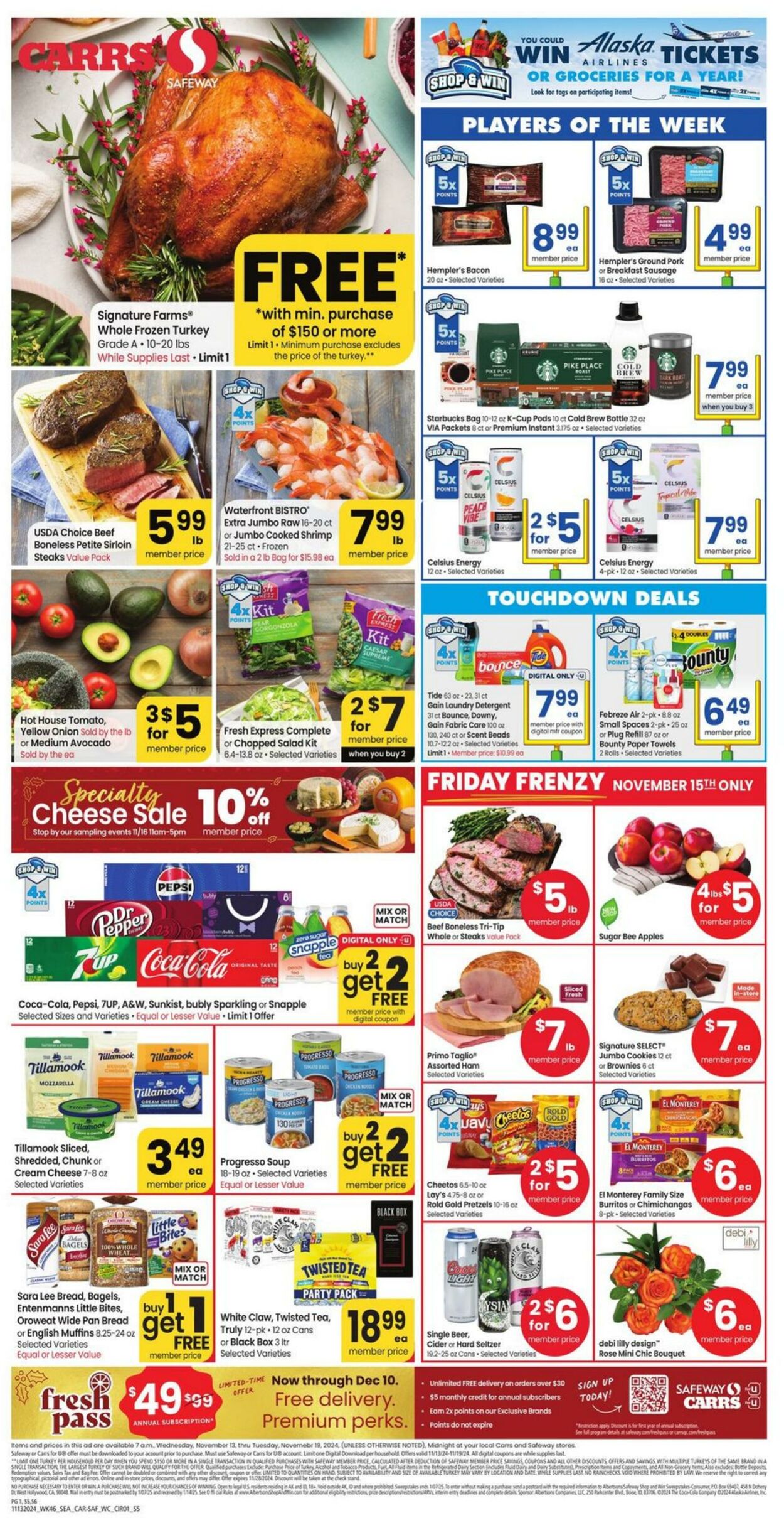 Weekly ad Carrs 11/13/2024 - 11/19/2024