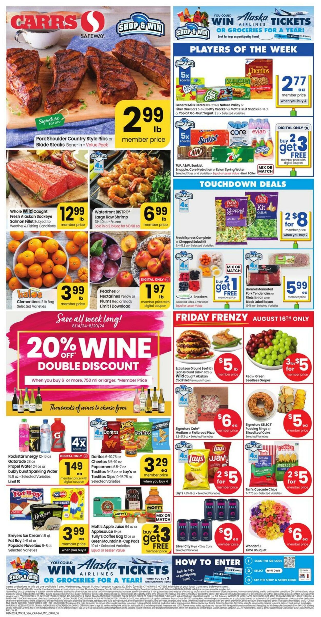 Weekly ad Carrs 08/14/2024 - 08/20/2024