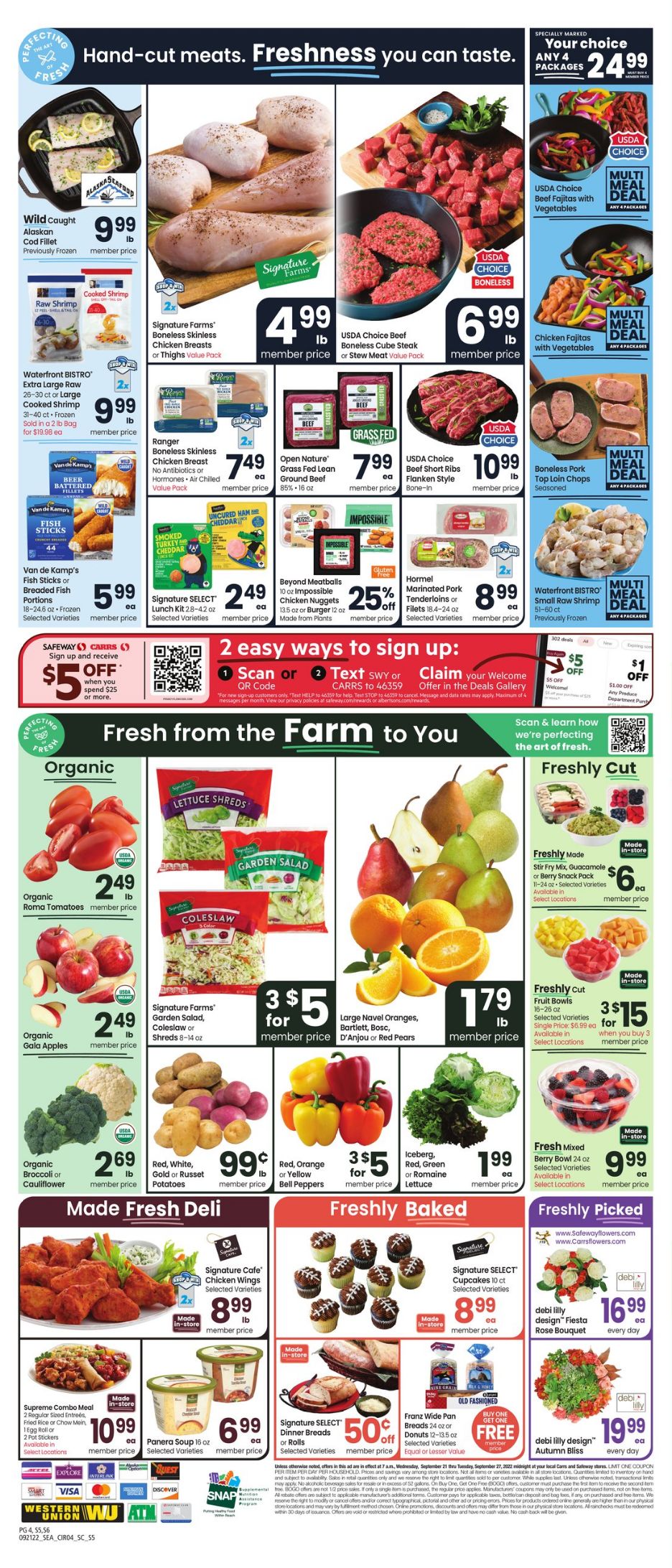 Weekly ad Carrs 09/21/2022 - 09/27/2022