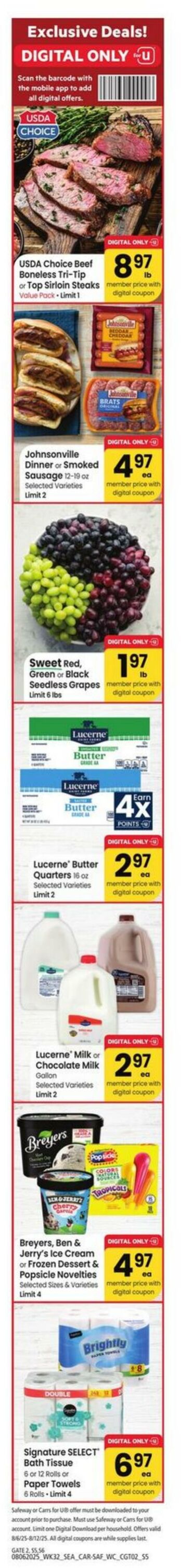 Weekly ad Carrs 08/06/2025 - 08/12/2025