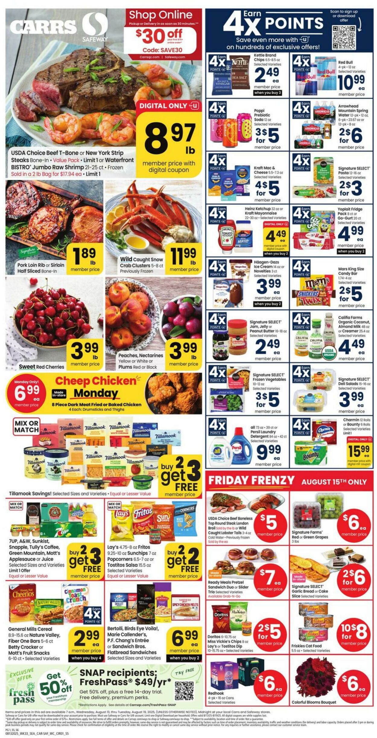 Weekly ad Carrs 08/13/2025 - 08/19/2025