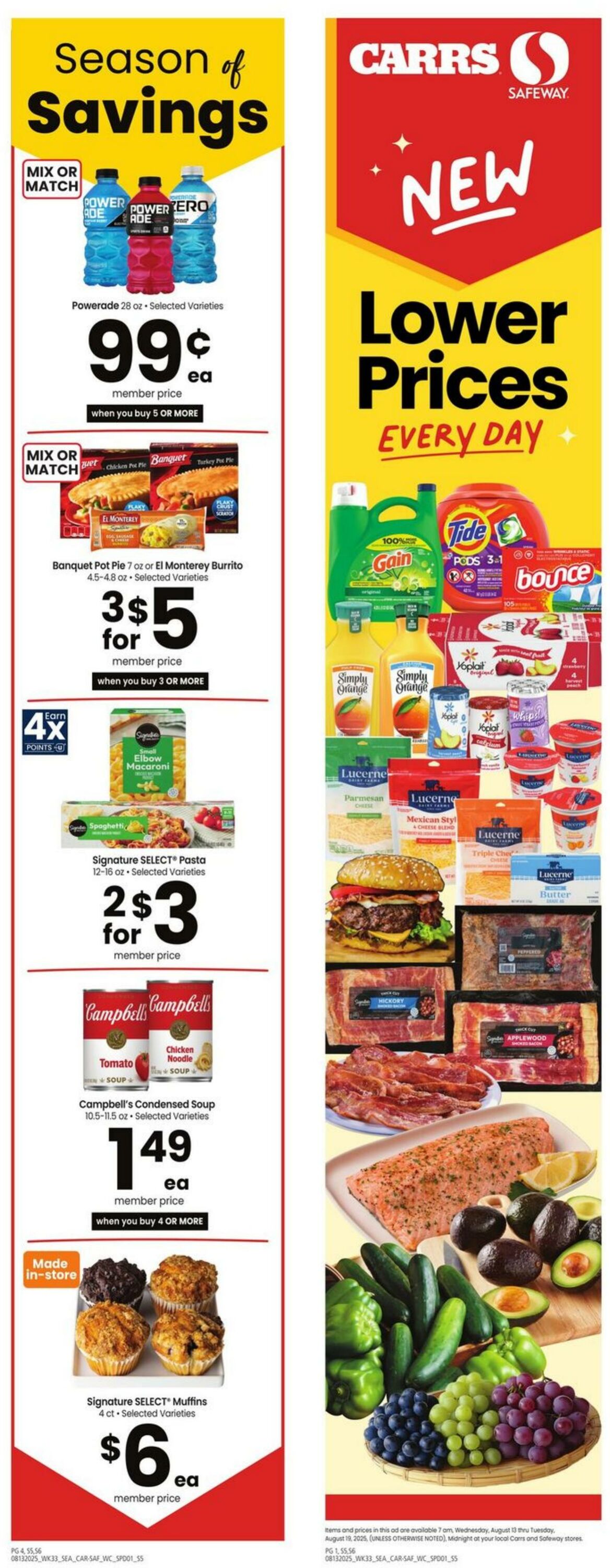 Weekly ad Carrs 08/13/2025 - 08/19/2025
