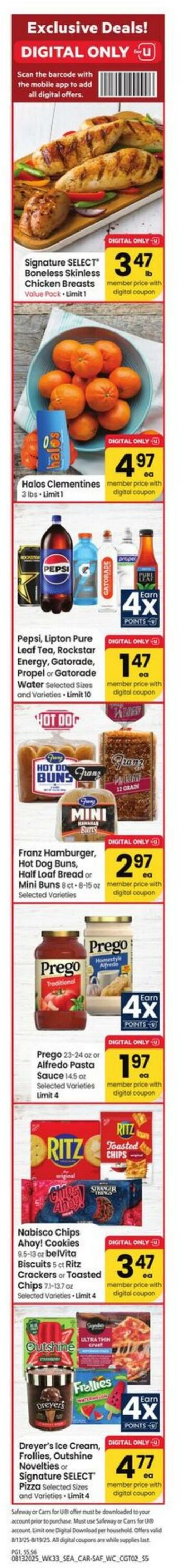 Weekly ad Carrs 08/13/2025 - 08/19/2025