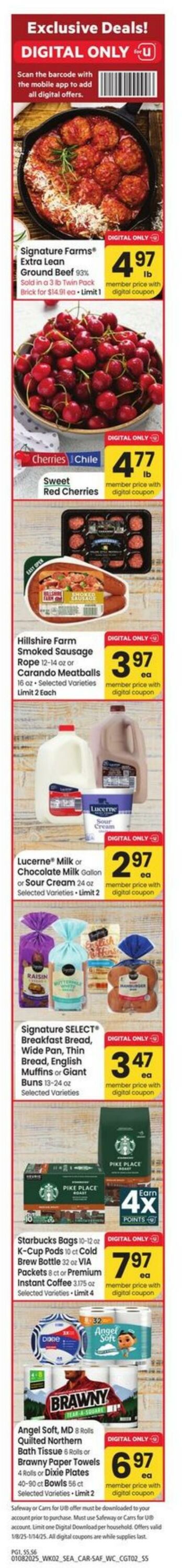 Weekly ad Carrs 01/08/2025 - 01/14/2025