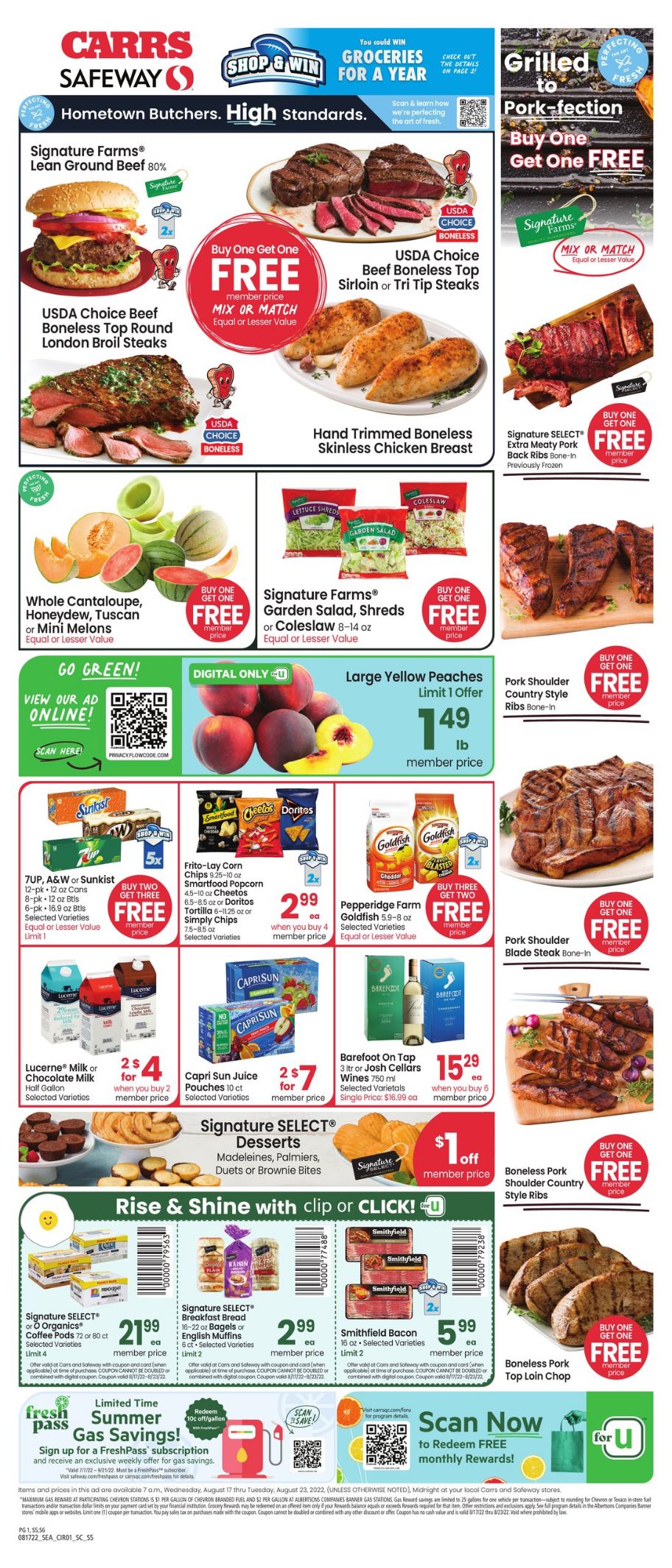 Weekly ad Carrs 08/17/2022 - 08/23/2022
