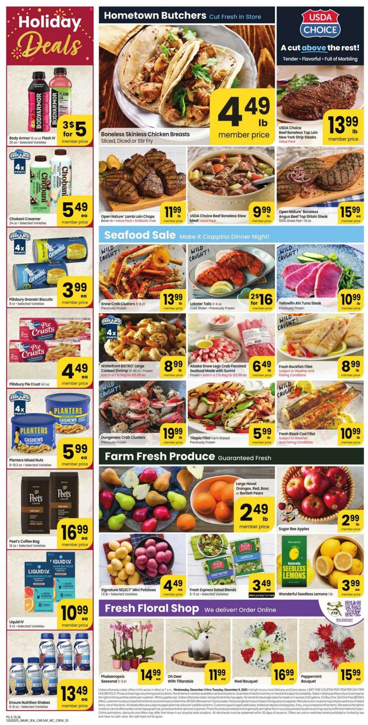 Weekly ad Carrs 12/03/2025 - 12/09/2025