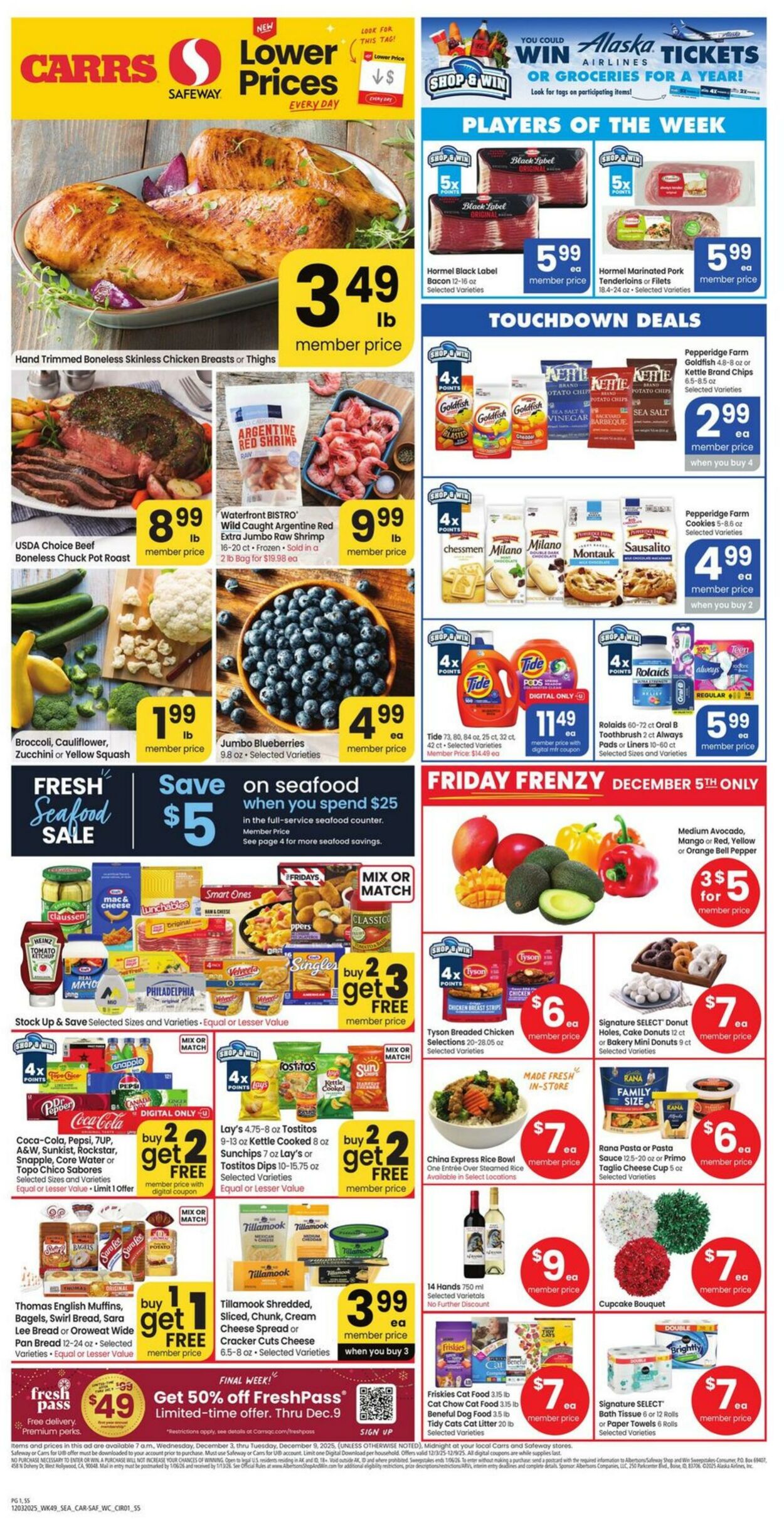 Weekly ad Carrs 12/03/2025 - 12/09/2025
