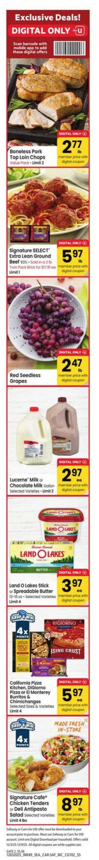 Weekly ad Carrs 12/03/2025 - 12/09/2025