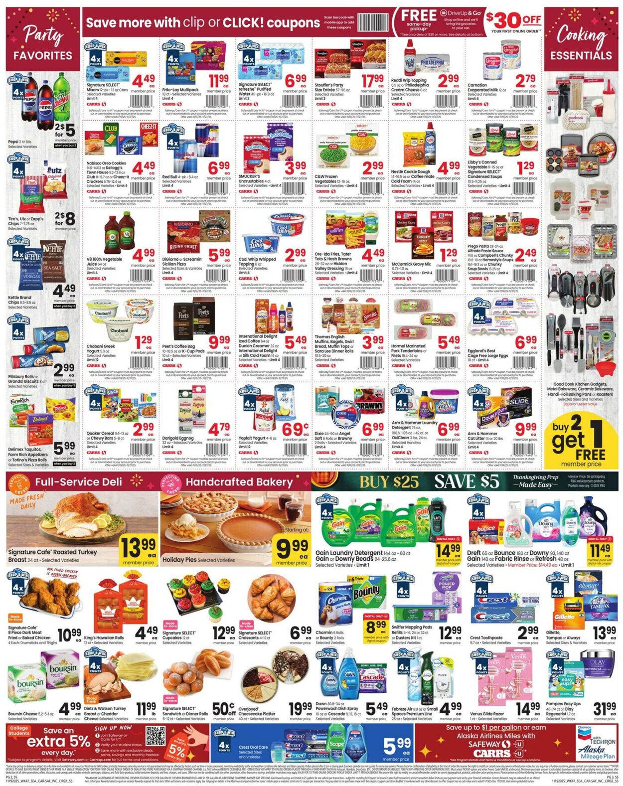 Weekly ad Carrs 11/19/2025 - 11/27/2025