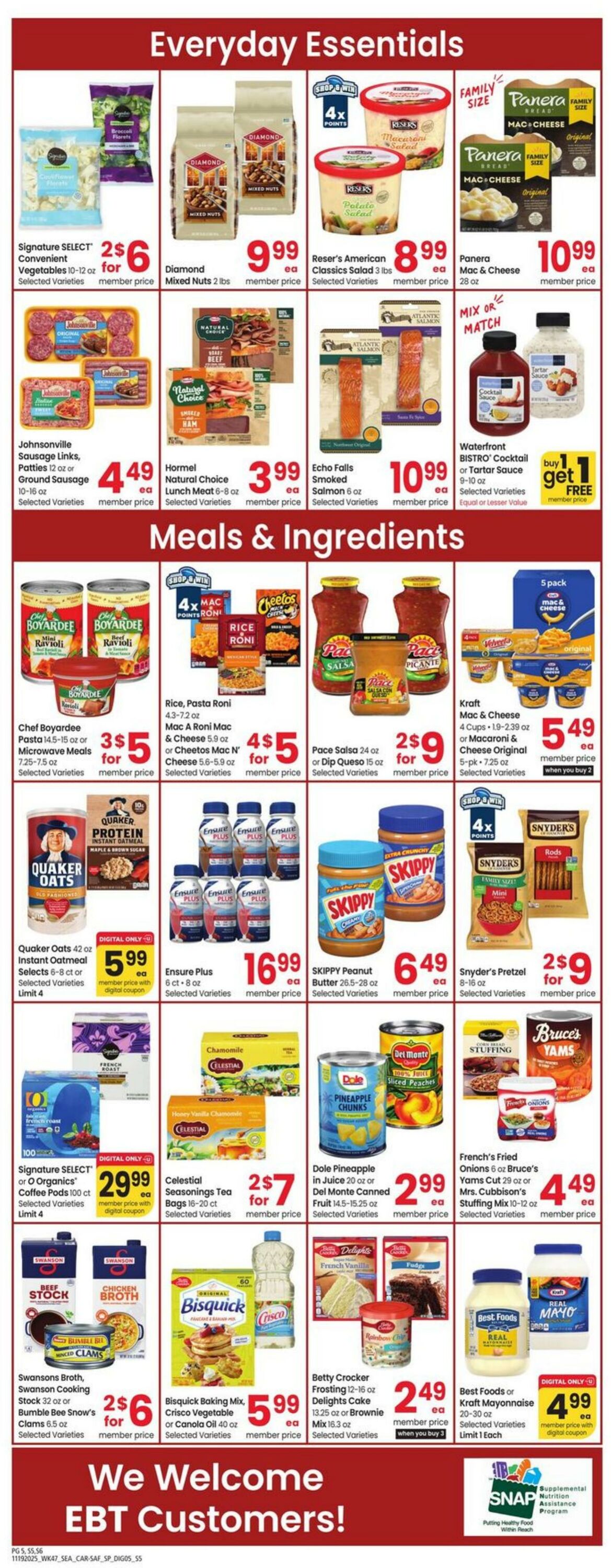 Weekly ad Carrs 11/19/2025 - 11/27/2025