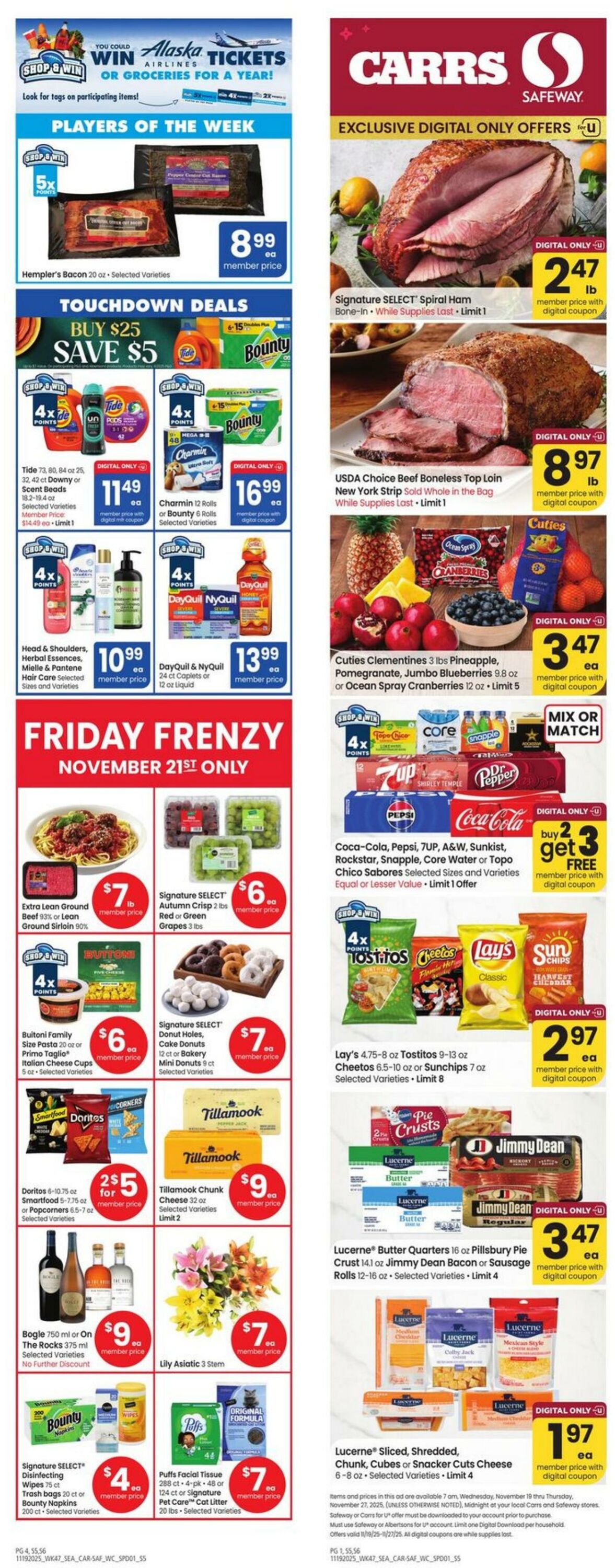 Weekly ad Carrs 11/19/2025 - 11/27/2025
