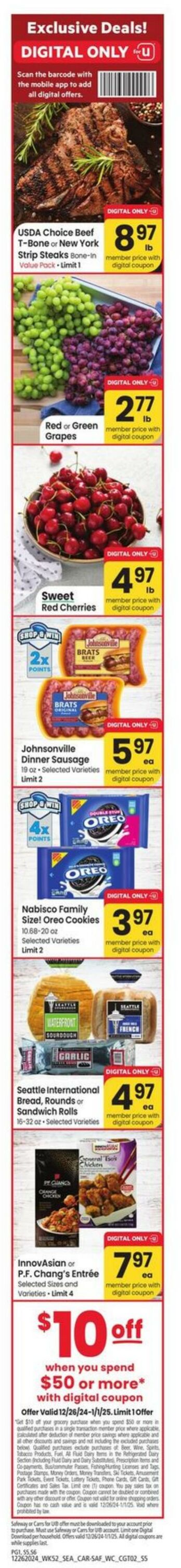 Weekly ad Carrs 12/26/2024 - 01/01/2025