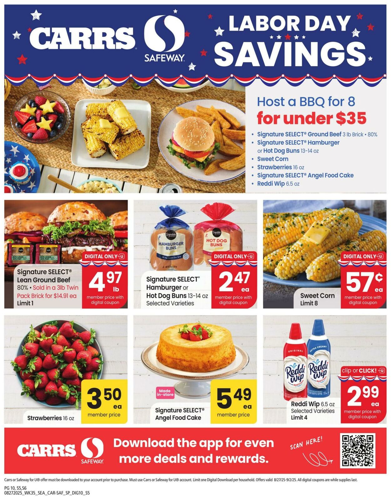 Weekly ad Carrs 08/27/2025 - 09/02/2025