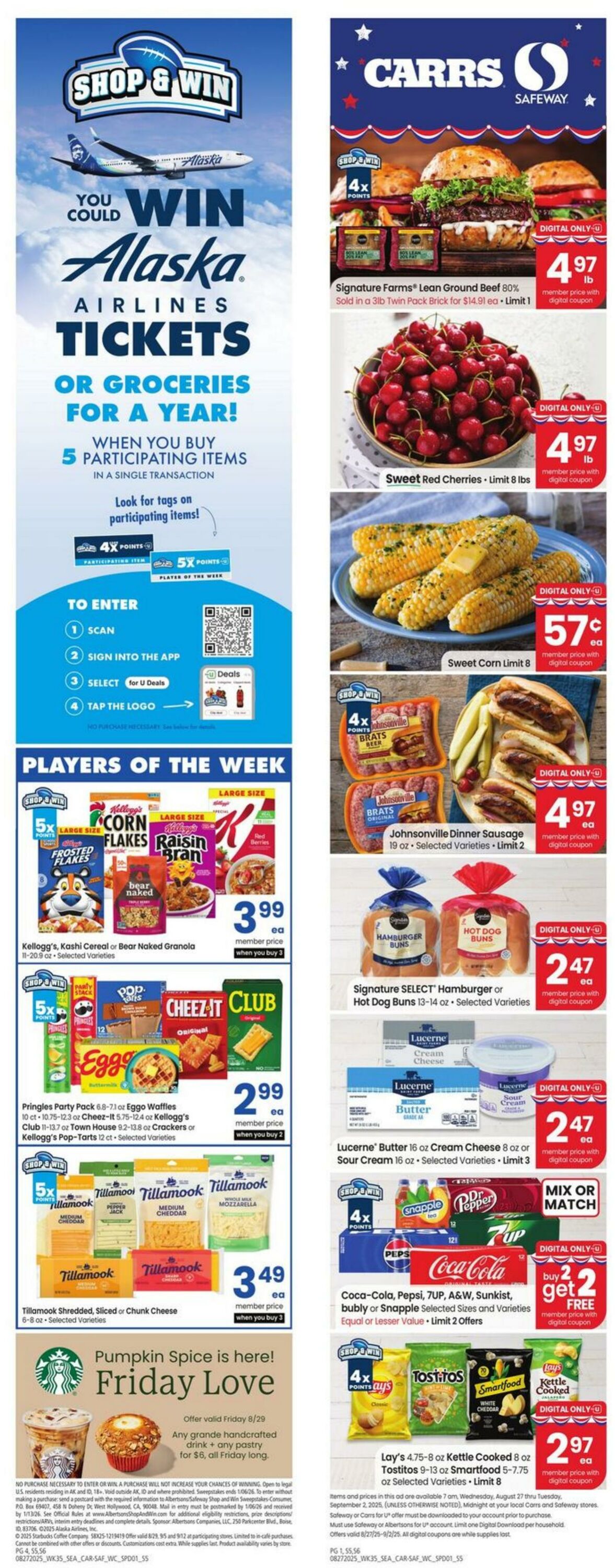 Weekly ad Carrs 08/27/2025 - 09/02/2025