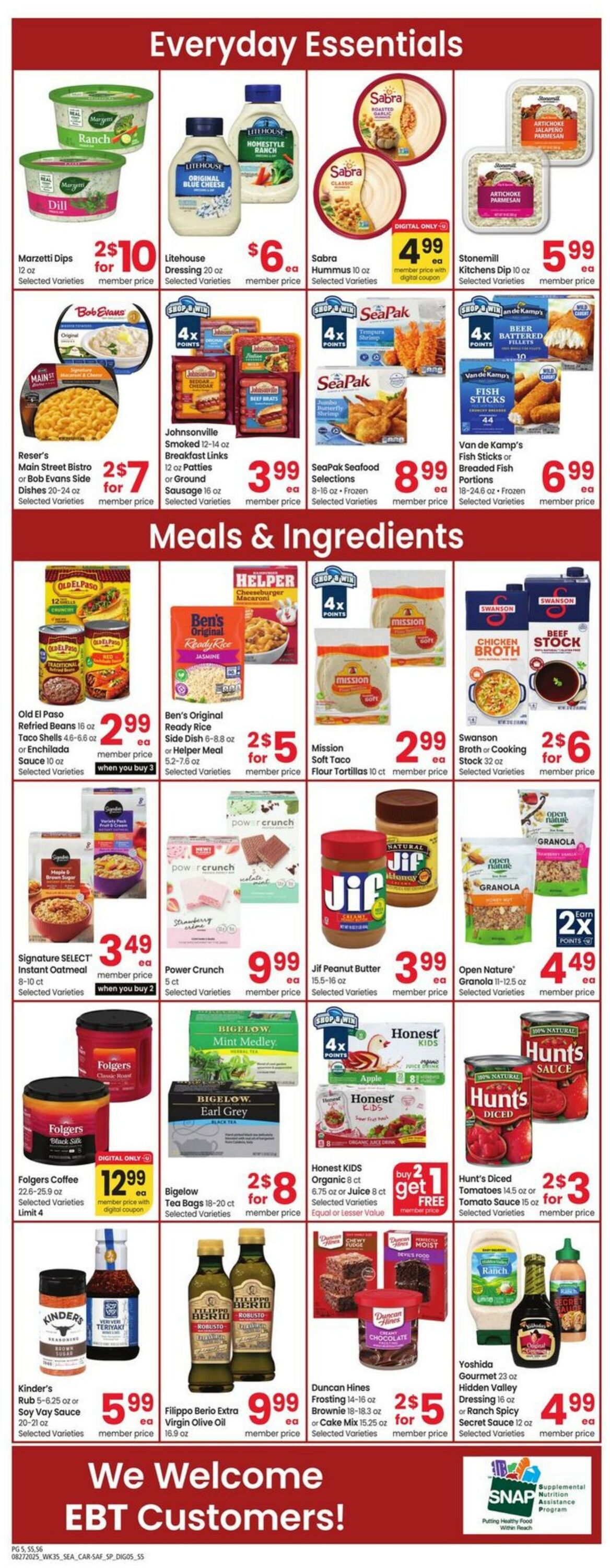 Weekly ad Carrs 08/27/2025 - 09/02/2025