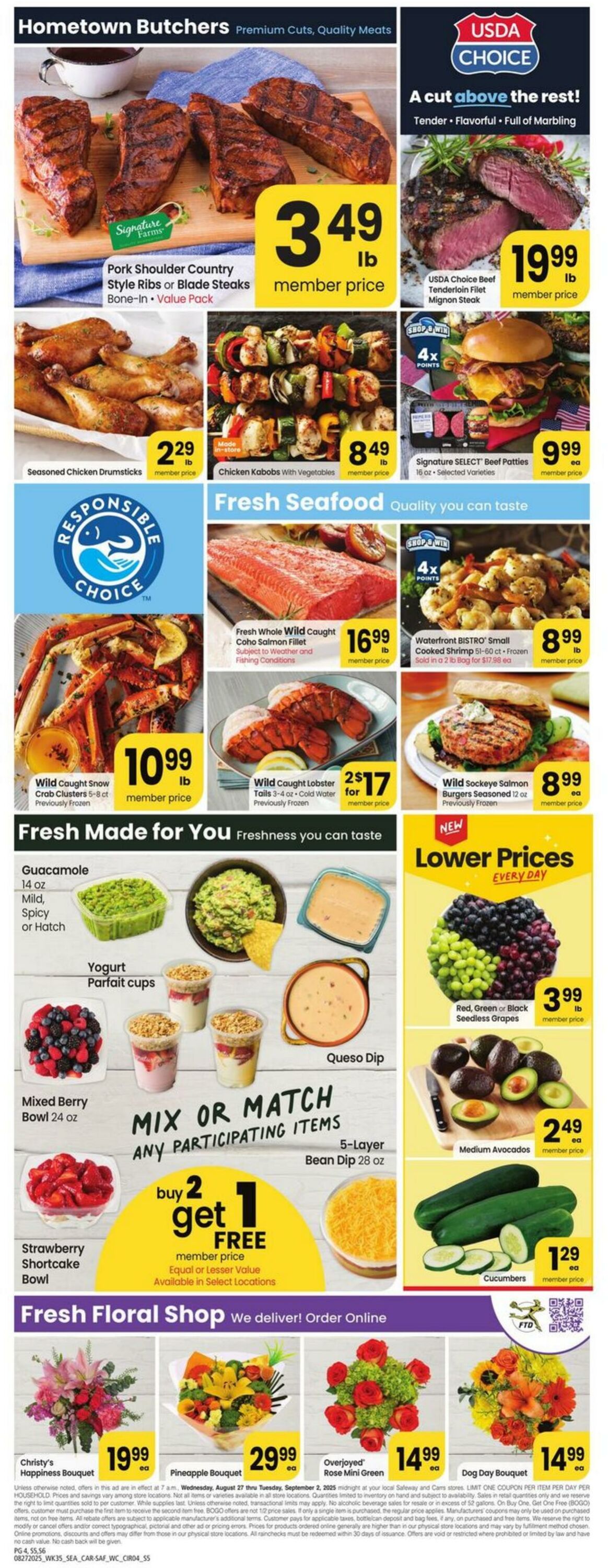 Weekly ad Carrs 08/27/2025 - 09/02/2025