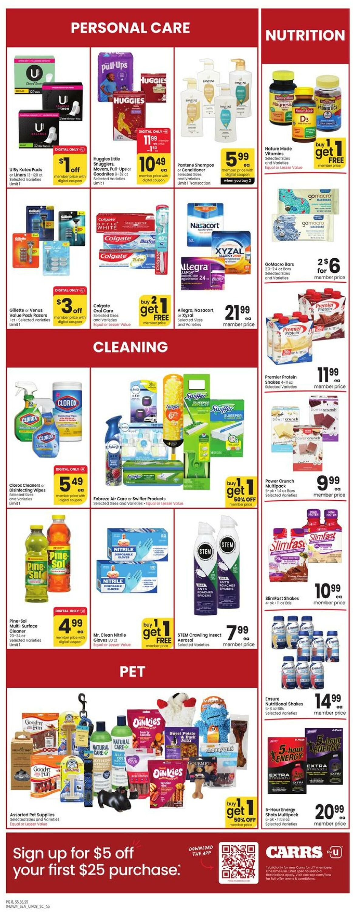 Weekly ad Carrs 04/24/2024 - 04/30/2024