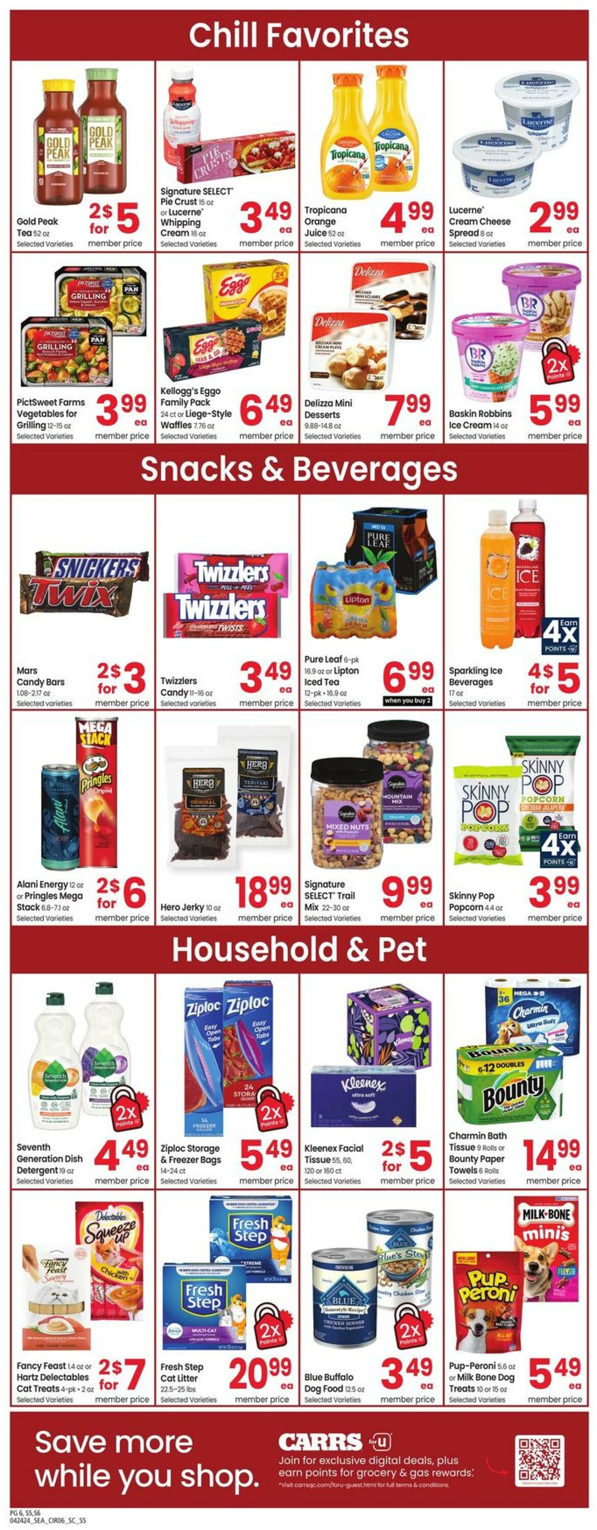 Weekly ad Carrs 04/24/2024 - 04/30/2024