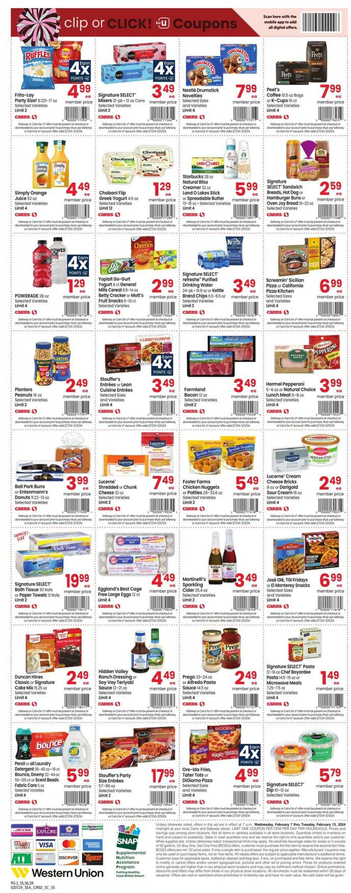 Weekly ad Carrs 02/07/2024 - 02/13/2024