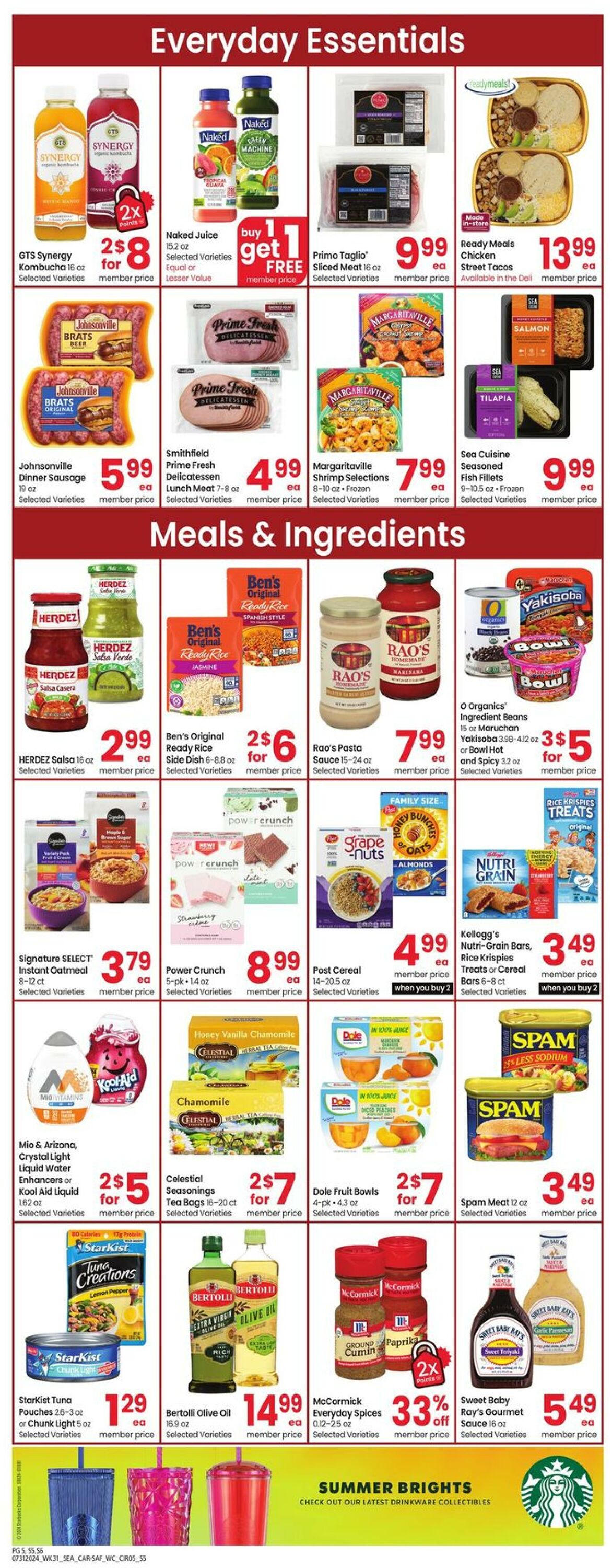 Weekly ad Carrs 07/31/2024 - 08/06/2024