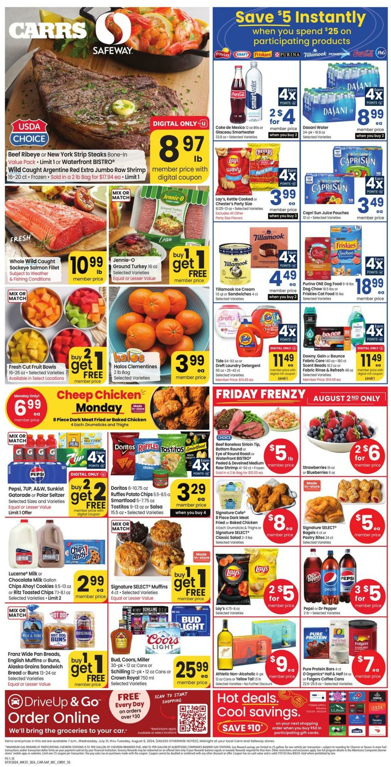 Weekly ad Carrs 07/31/2024 - 08/06/2024