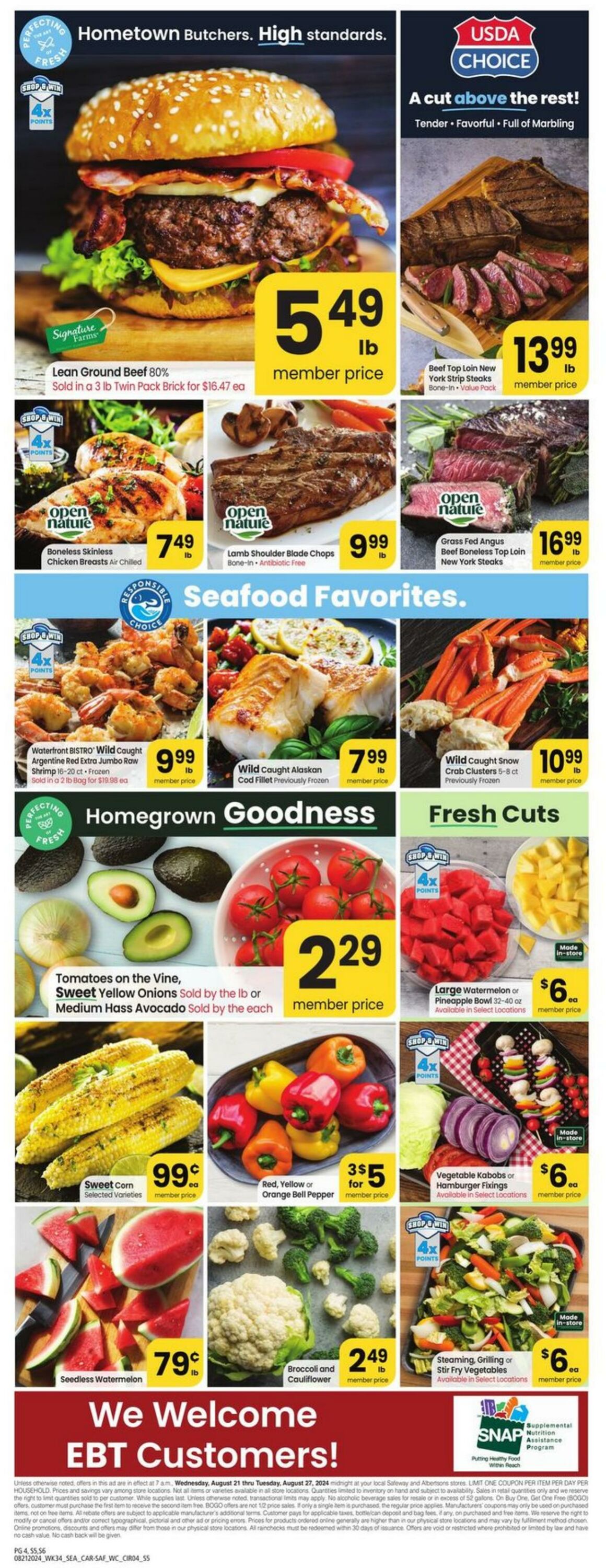 Weekly ad Carrs 08/21/2024 - 08/27/2024